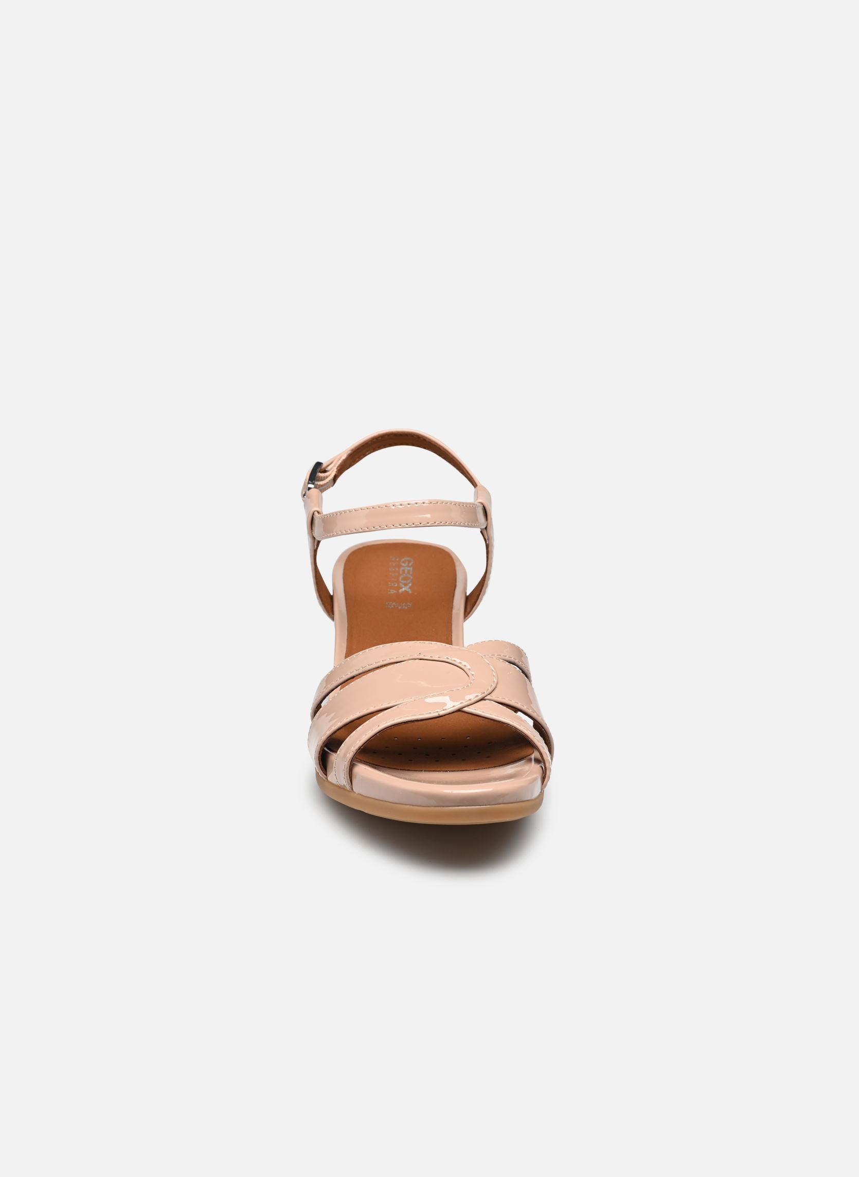 Sandalen met sleehak en plateau D MARYKARMEN D358QB000HHC8156 dames beige Geox Sandalen met sleehak en plateau D MARYKARMEN D358QB000HHC8156 dames beige NUDE