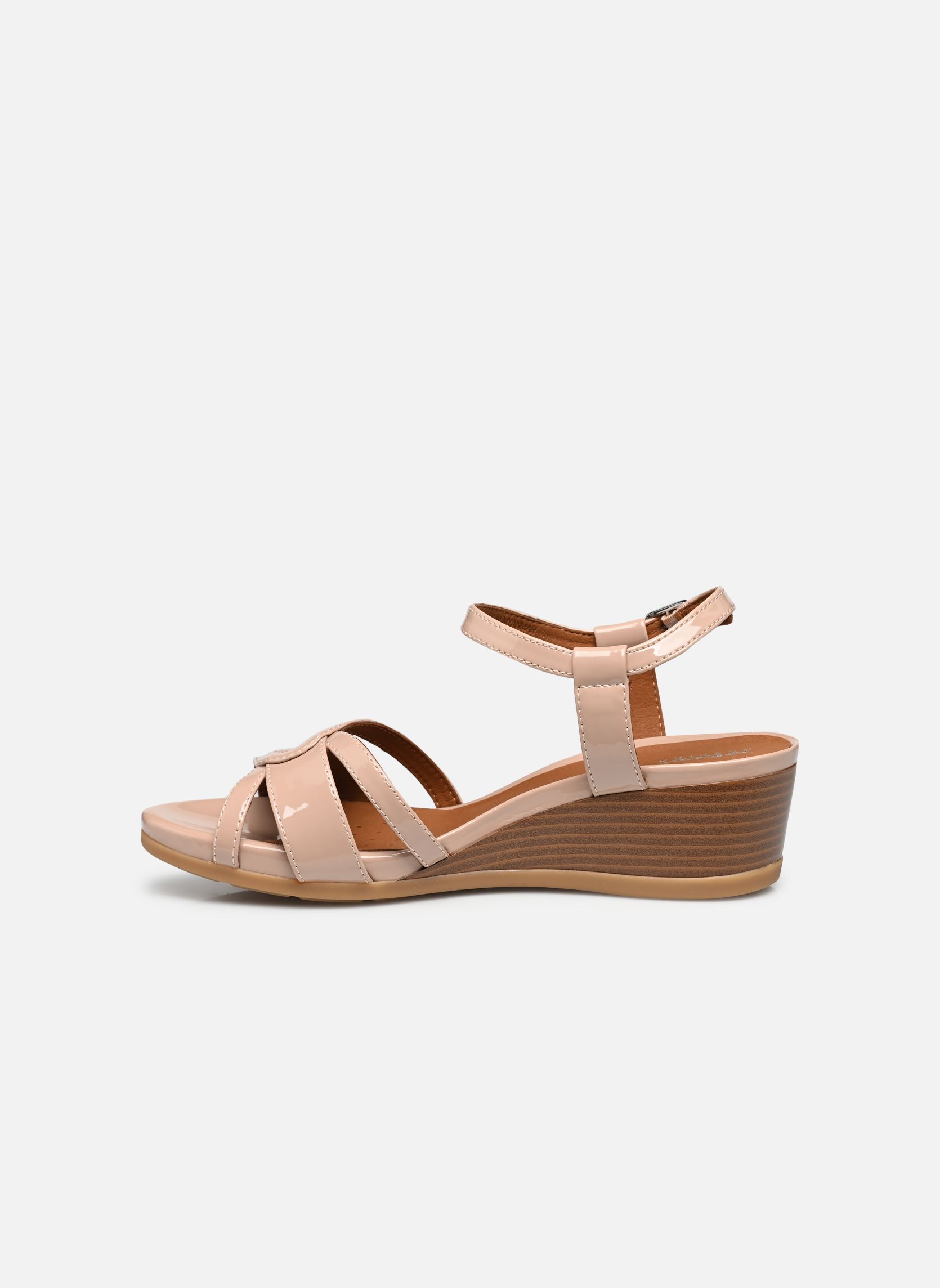 Sandalen met sleehak en plateau D MARYKARMEN D358QB000HHC8156 dames beige Geox Sandalen met sleehak en plateau D MARYKARMEN D358QB000HHC8156 dames beige NUDE