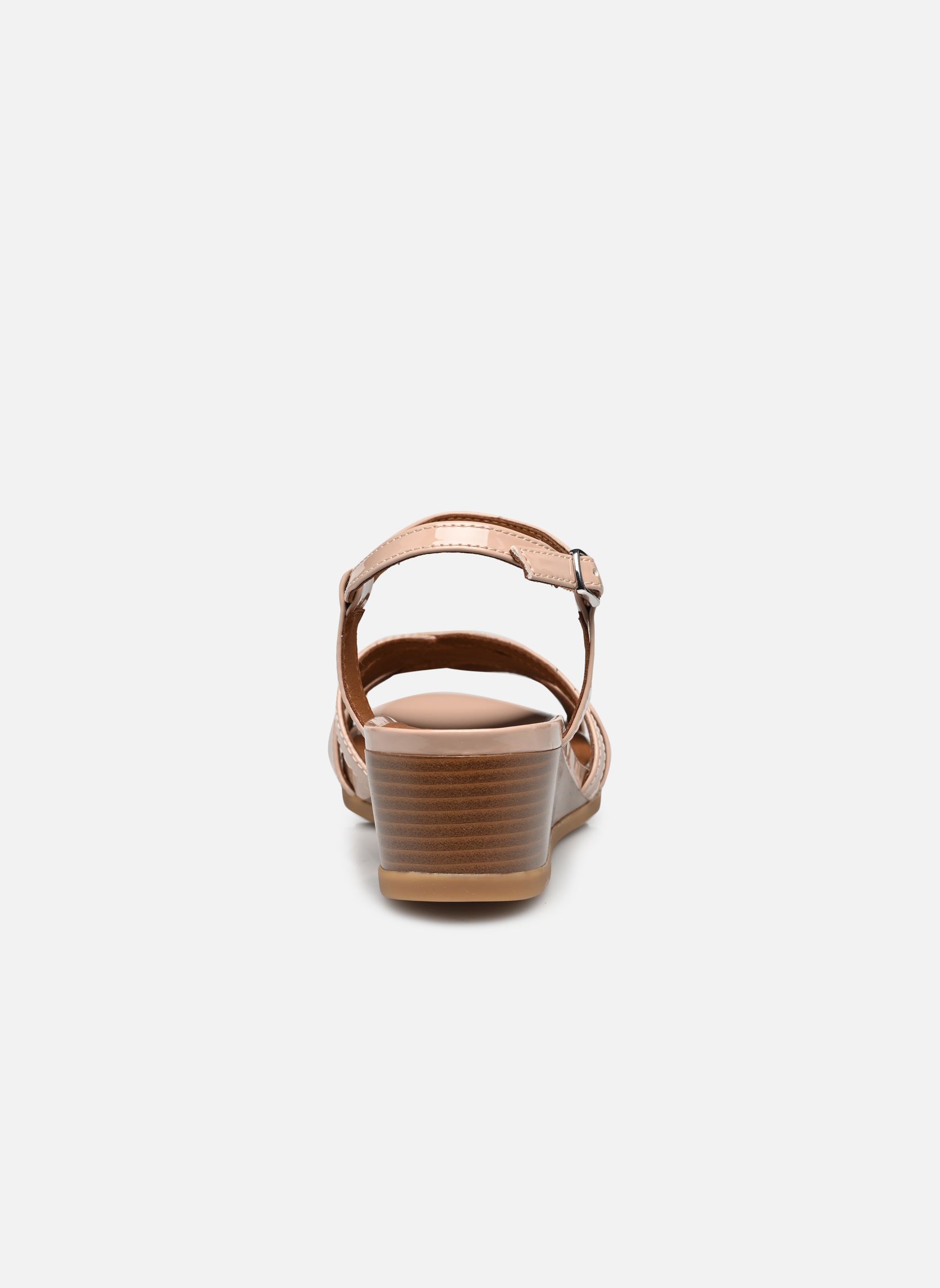 Sandalen met sleehak en plateau D MARYKARMEN D358QB000HHC8156 dames beige Geox Sandalen met sleehak en plateau D MARYKARMEN D358QB000HHC8156 dames beige NUDE