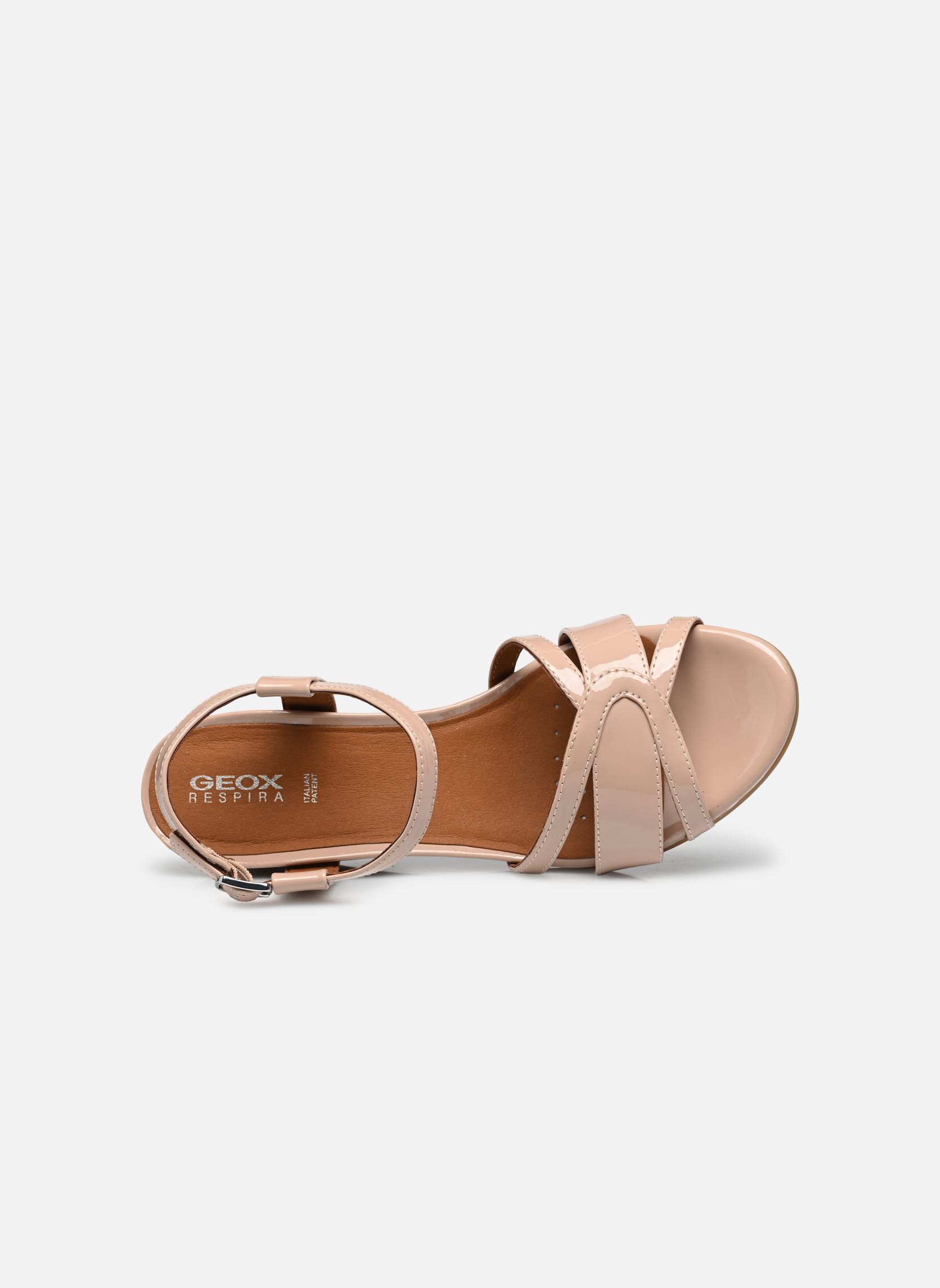 Sandalen met sleehak en plateau D MARYKARMEN D358QB000HHC8156 dames beige Geox Sandalen met sleehak en plateau D MARYKARMEN D358QB000HHC8156 dames beige NUDE