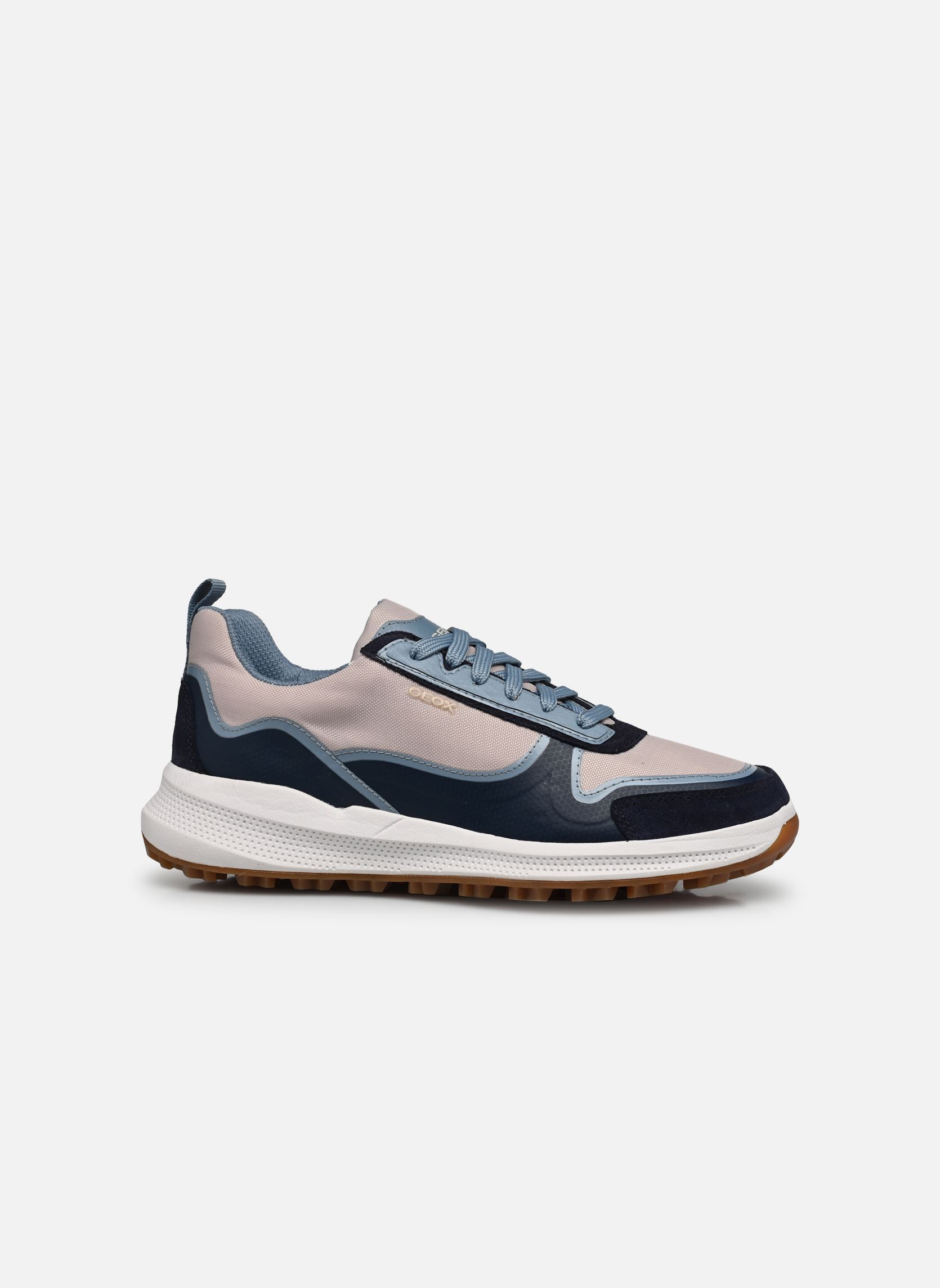 Niedrige Sneaker D PG1X damen blau Geox Niedrige Sneaker D PG1X damen blau NAVY/LT SKY