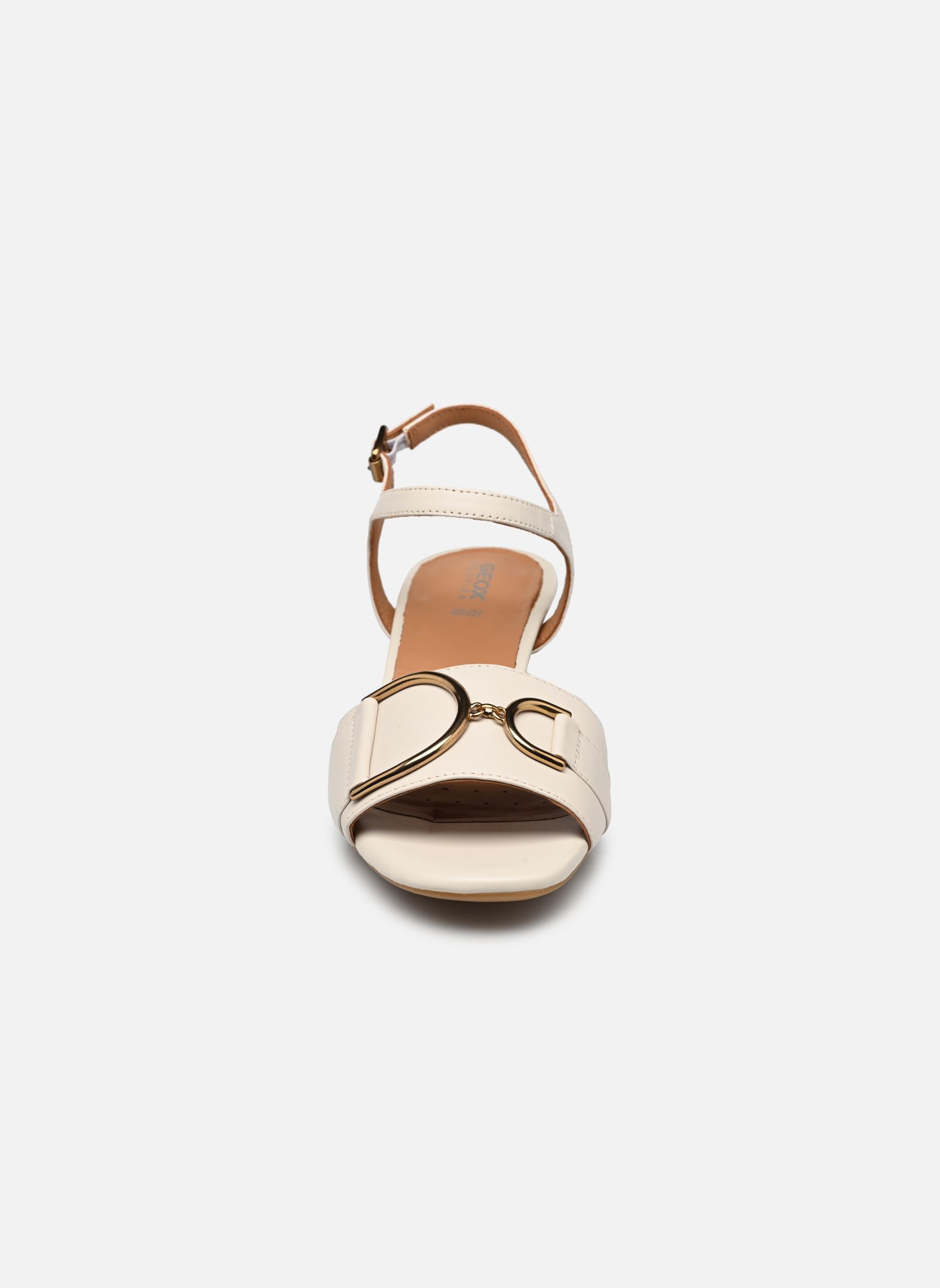 Keil- und Plateausandalen D NEW ERAKLIA 50 damen weiß Geox Keil- und Plateausandalen D NEW ERAKLIA 50 damen weiß Blanc cassé