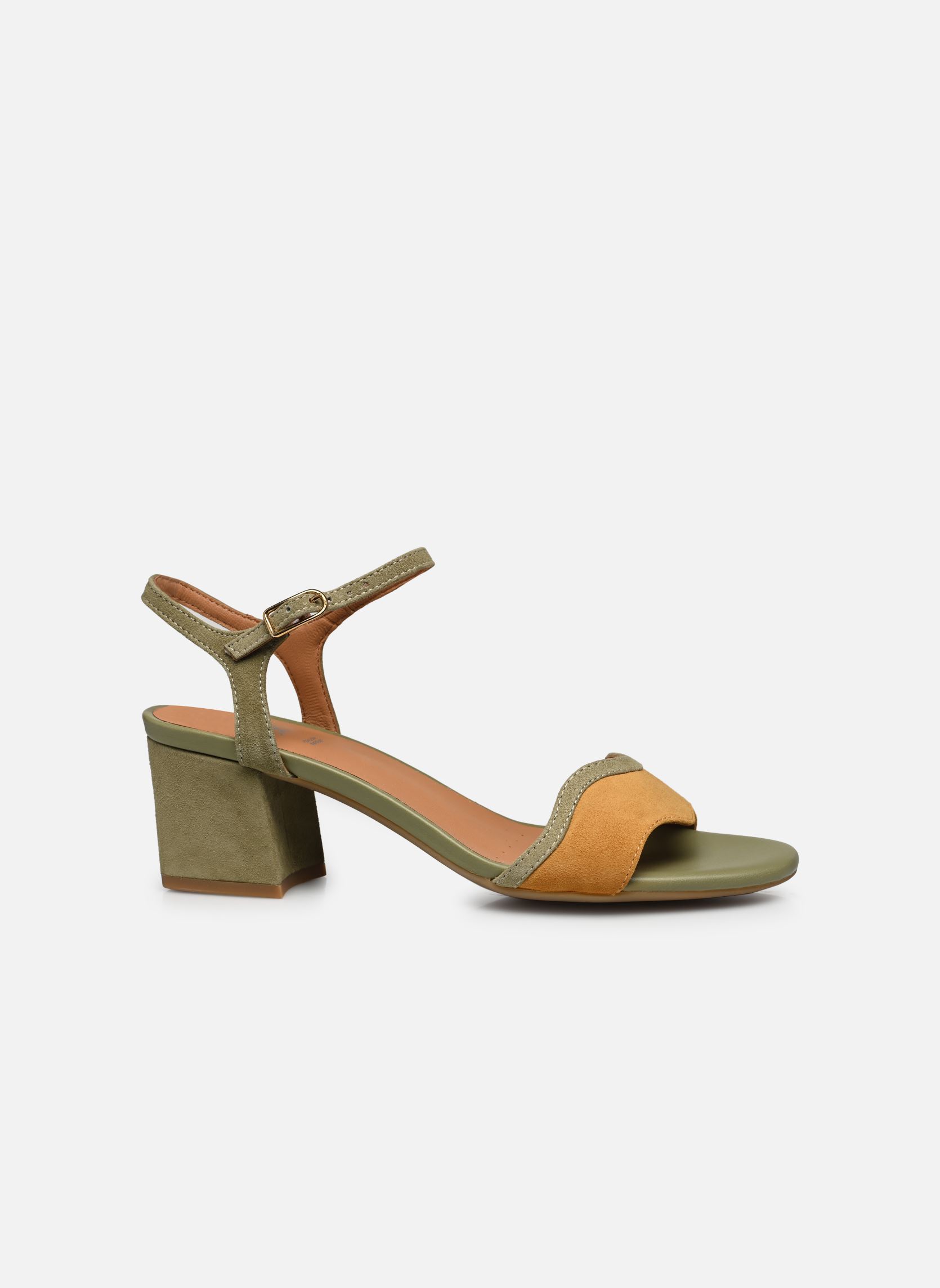 Sandalen met sleehak en plateau D NEW ERAKLIA 50 dames groen Geox Sandalen met sleehak en plateau D NEW ERAKLIA 50 dames groen PISTACHIO/MUSTARD