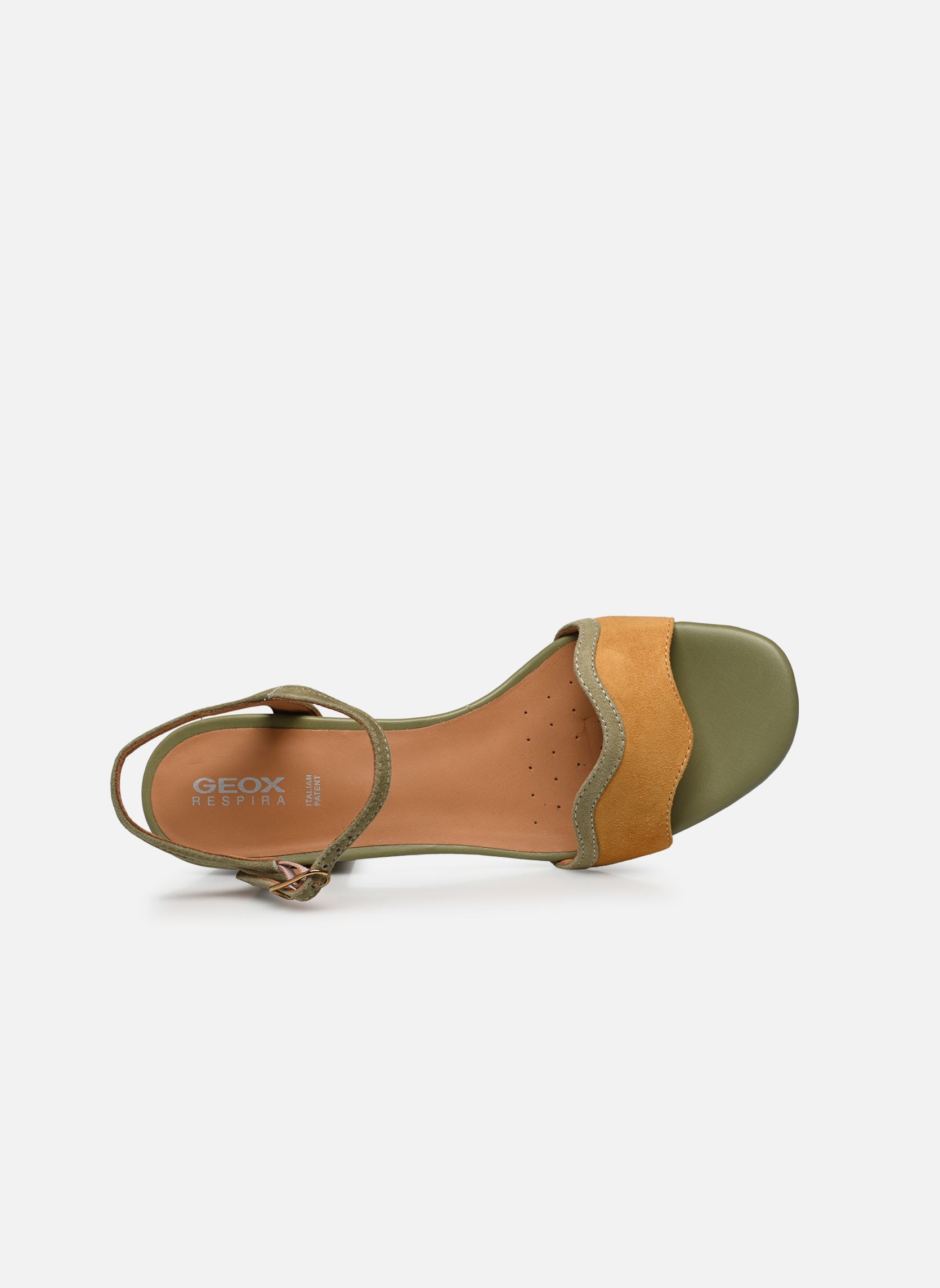Sandalen met sleehak en plateau D NEW ERAKLIA 50 dames groen Geox Sandalen met sleehak en plateau D NEW ERAKLIA 50 dames groen PISTACHIO/MUSTARD