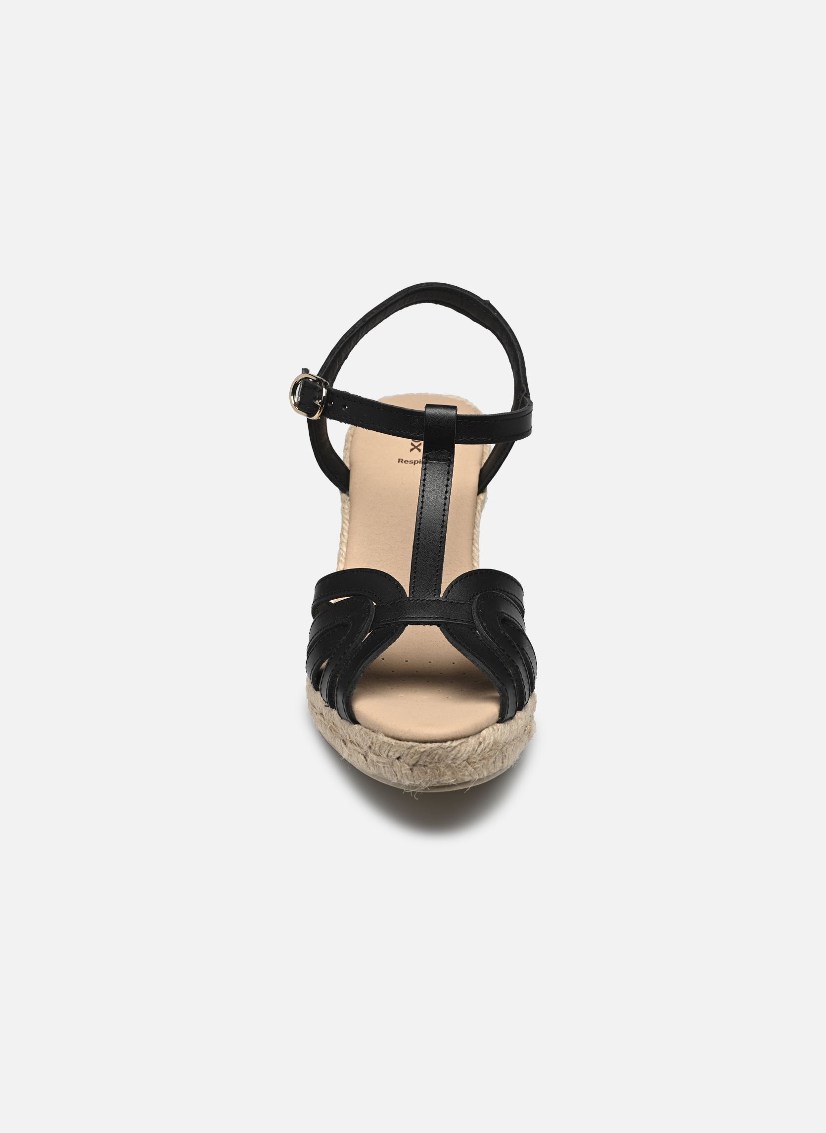 Keil- und Plateausandalen D GELSA damen schwarz Geox Keil- und Plateausandalen D GELSA damen schwarz Noir