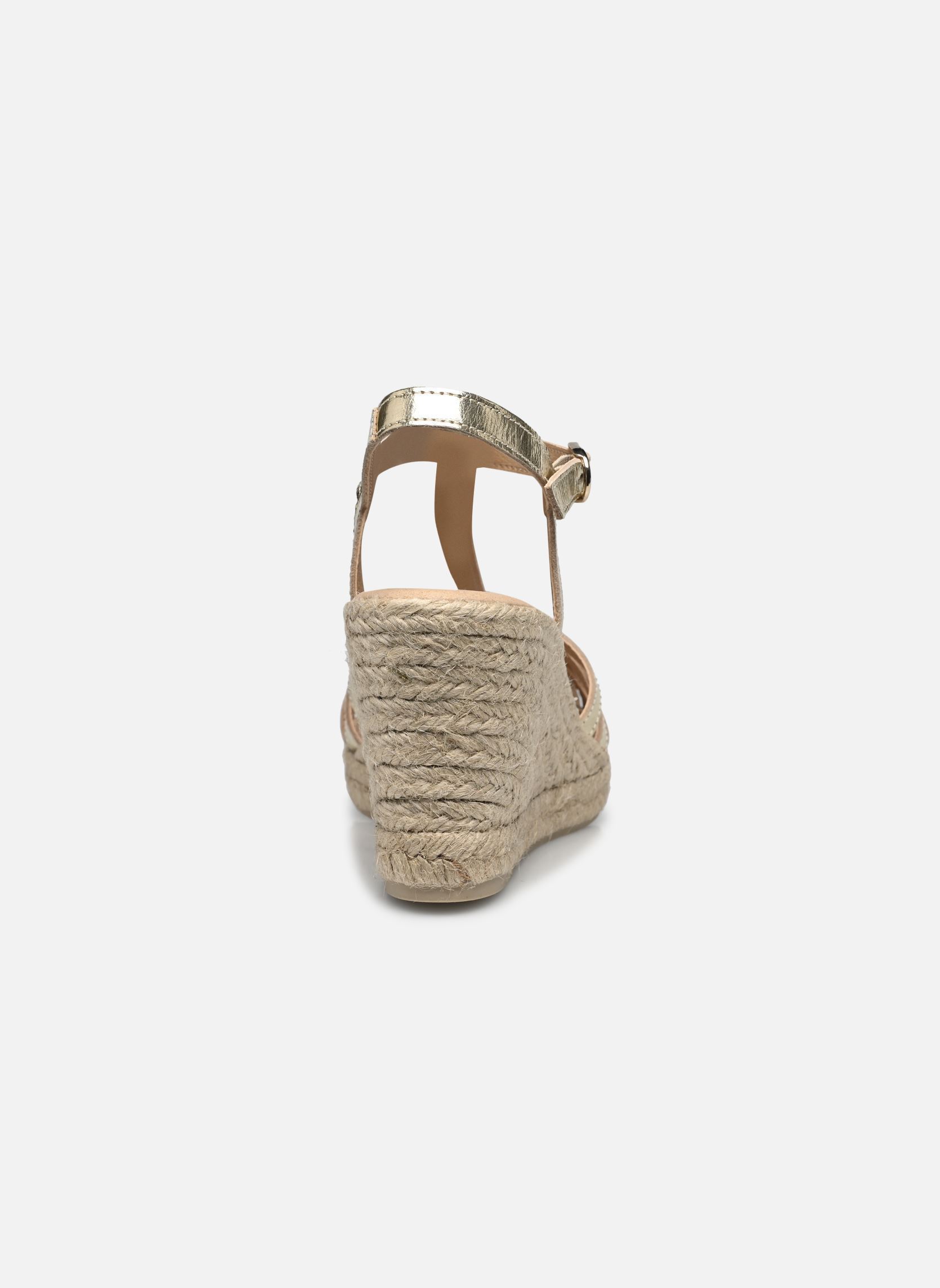Sandali con zeppa e plateau D GELSA donna oro e bronzo Geox Sandali con zeppa e plateau D GELSA donna oro e bronzo OR PÂLE