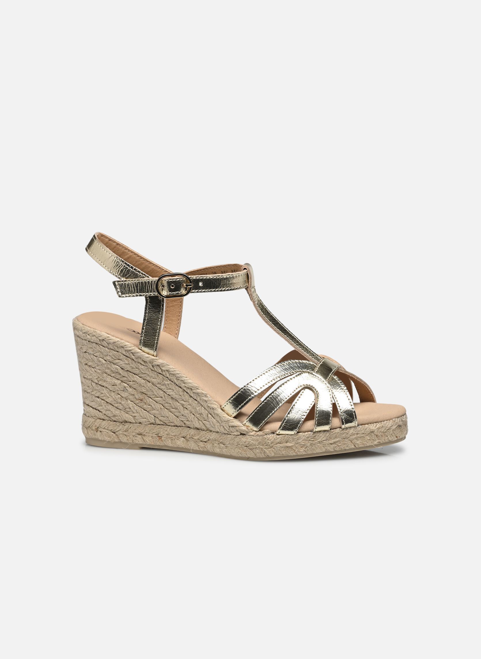 Sandali con zeppa e plateau D GELSA donna oro e bronzo Geox Sandali con zeppa e plateau D GELSA donna oro e bronzo OR PÂLE