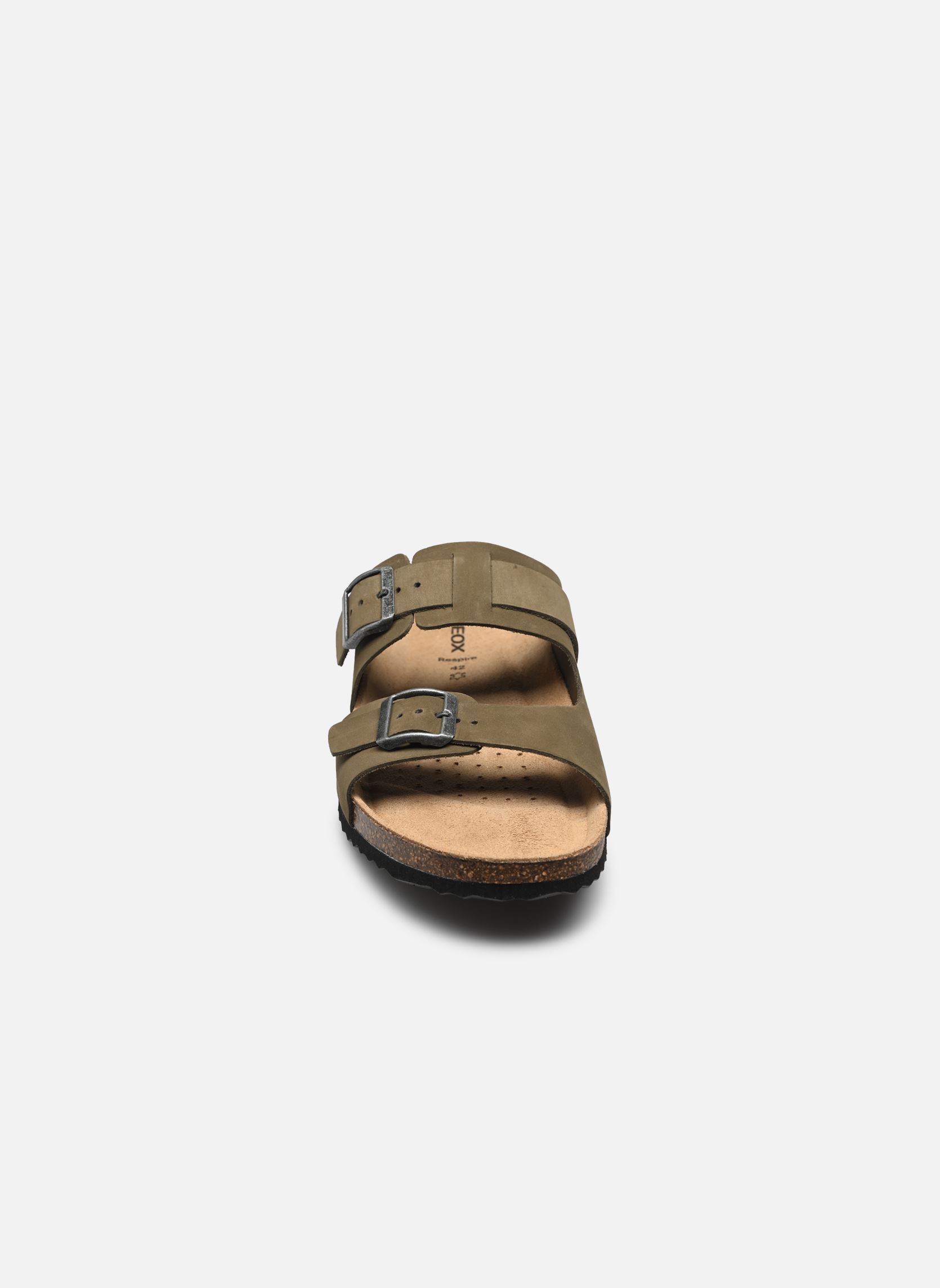 Sandalen und Pantoletten U SANDAL GHITA herren grün Geox Sandalen und Pantoletten U SANDAL GHITA herren grün Military