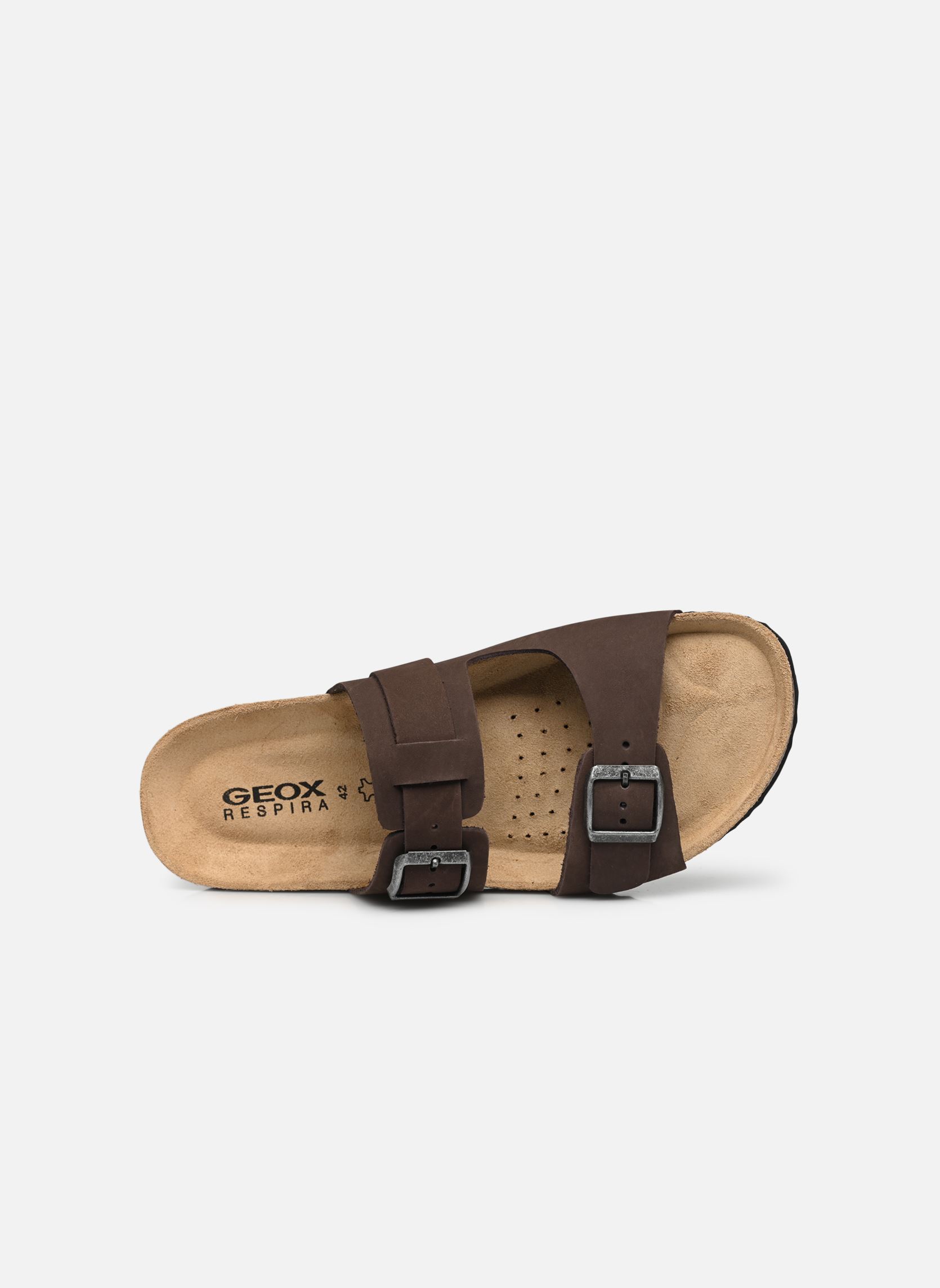 Mules U SANDAL GHITA U159VB00032C6024 homme marron Geox Mules U SANDAL GHITA U159VB00032C6024 homme marron CAFÉ FONCÉ