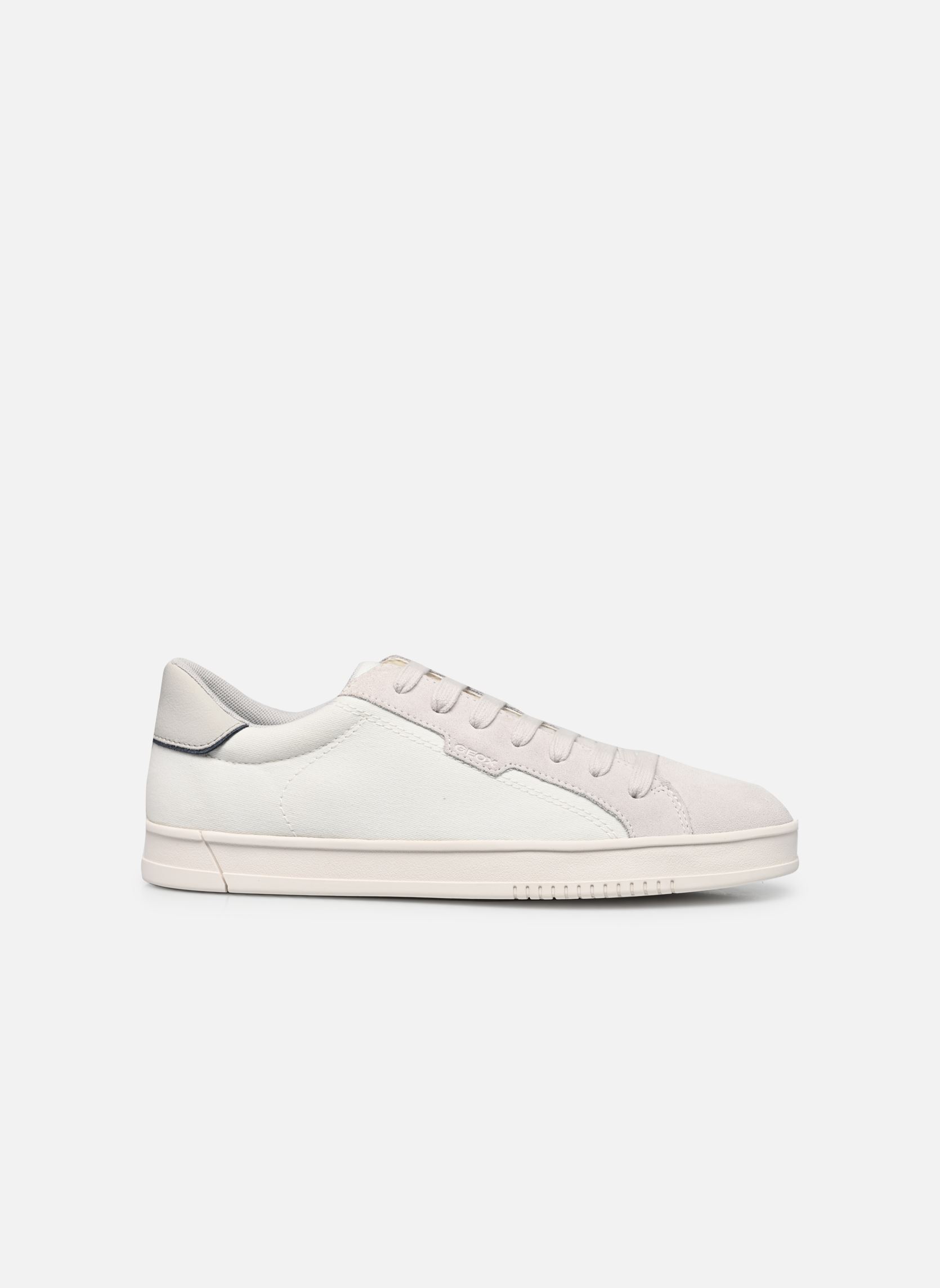 Baskets basses U PIEVE homme blanc Geox Baskets basses U PIEVE homme blanc BLANC / BLANC CASSÉ