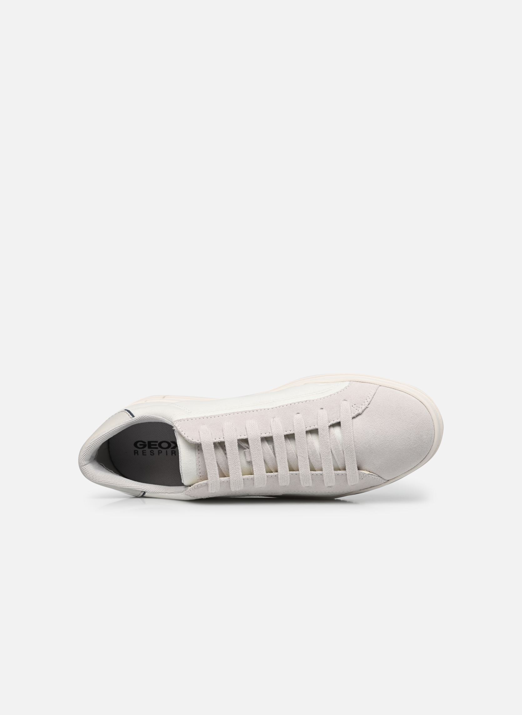 Baskets basses U PIEVE homme blanc Geox Baskets basses U PIEVE homme blanc BLANC / BLANC CASSÉ