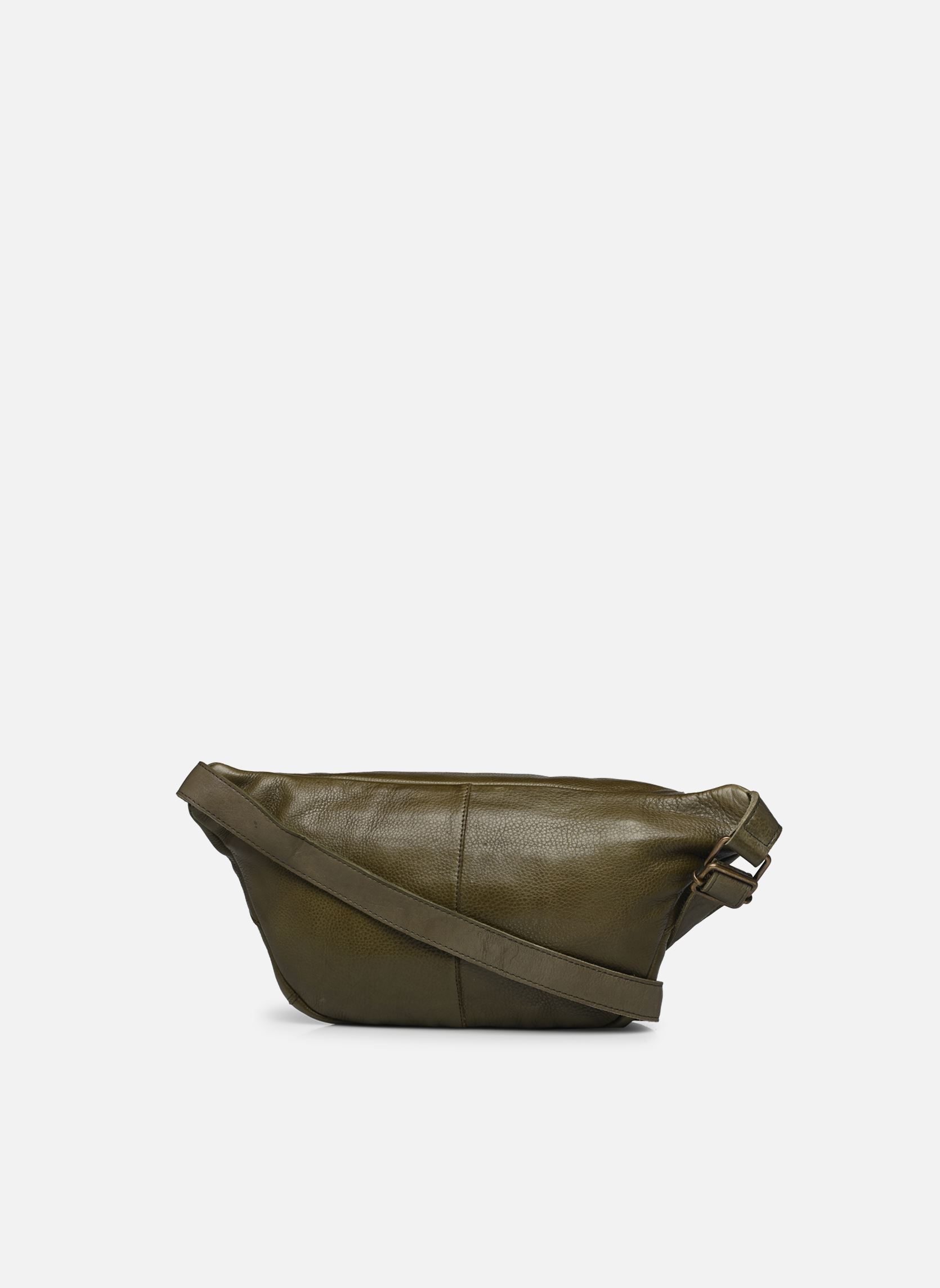 Umhängetaschen Pcdaino Leather Bumbag Fc damen grün Pieces Umhängetaschen Pcdaino Leather Bumbag Fc damen grün MOSS
