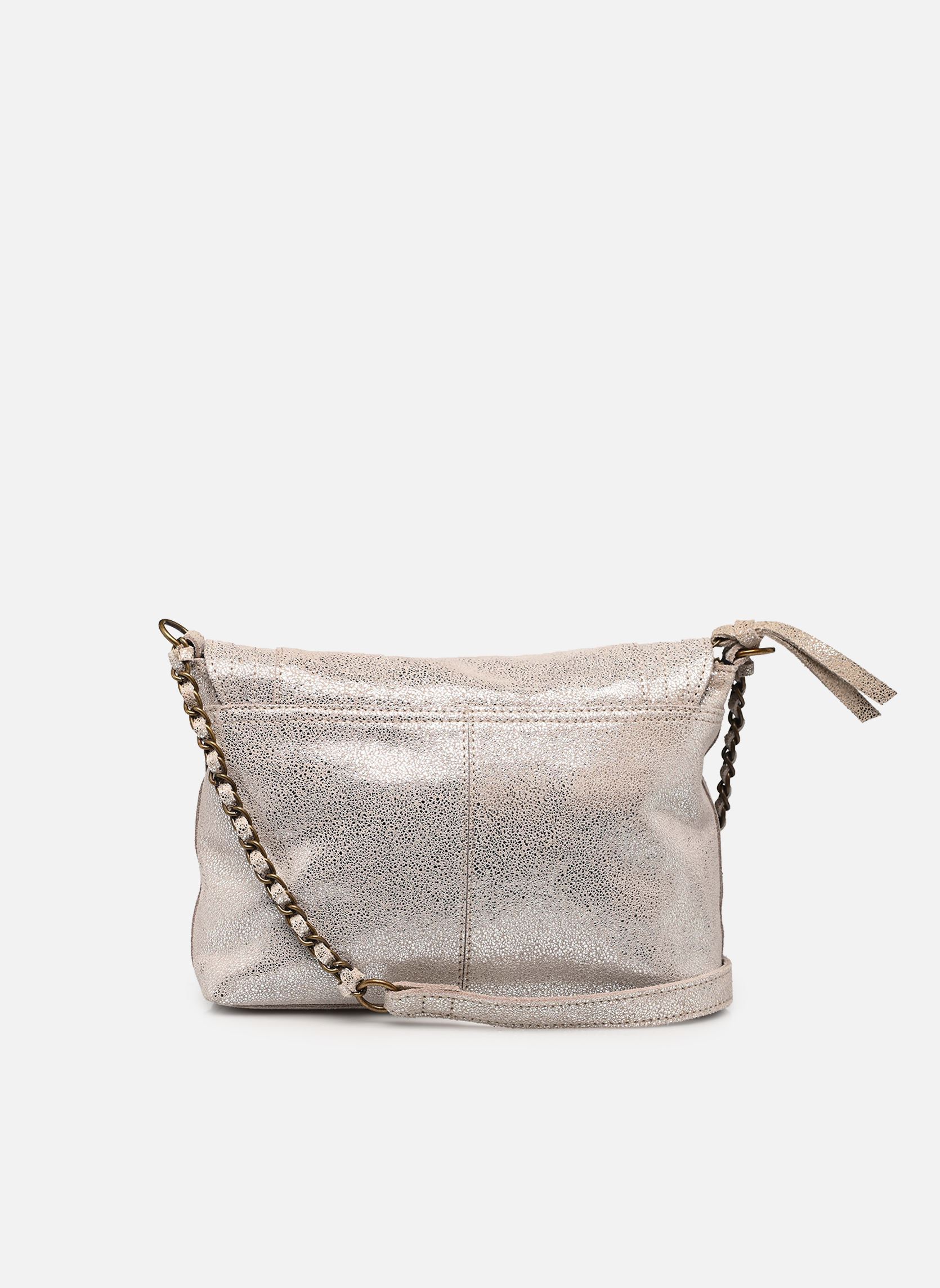 Umhängetaschen Pcfelizia Leather Cross Body Fc damen silber Pieces Umhängetaschen Pcfelizia Leather Cross Body Fc damen silber SILVER COLOUR