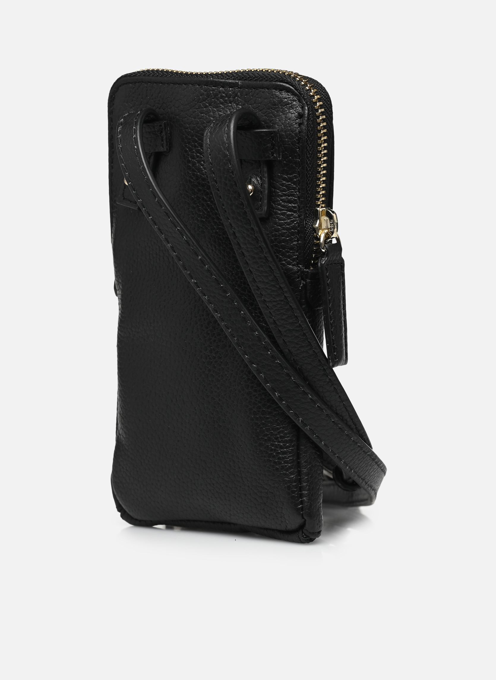 Clutches Pckarla Leather Phone Bag dames zwart Pieces Clutches Pckarla Leather Phone Bag dames zwart BLACK