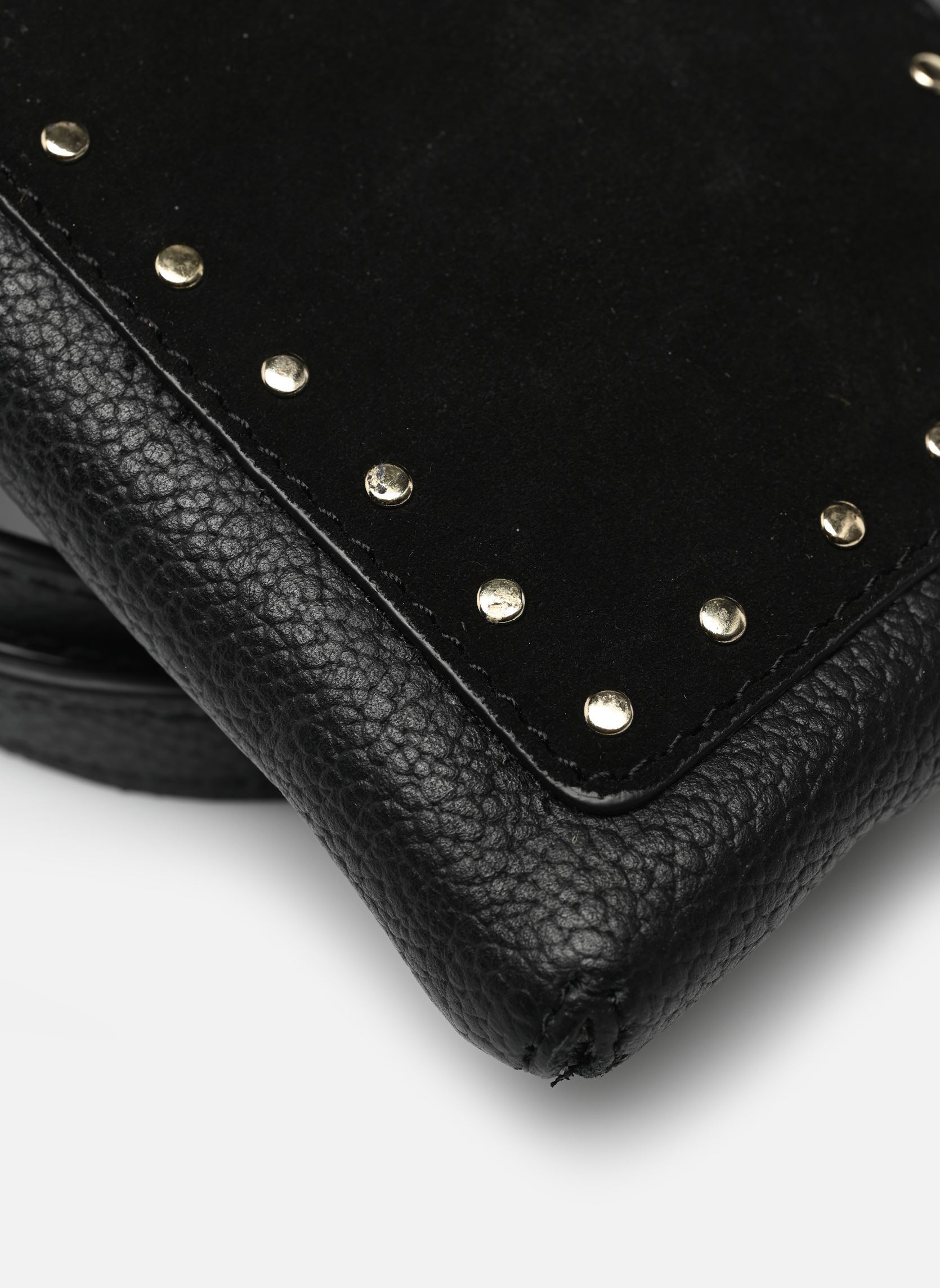 Clutches Pckarla Leather Phone Bag dames zwart Pieces Clutches Pckarla Leather Phone Bag dames zwart BLACK