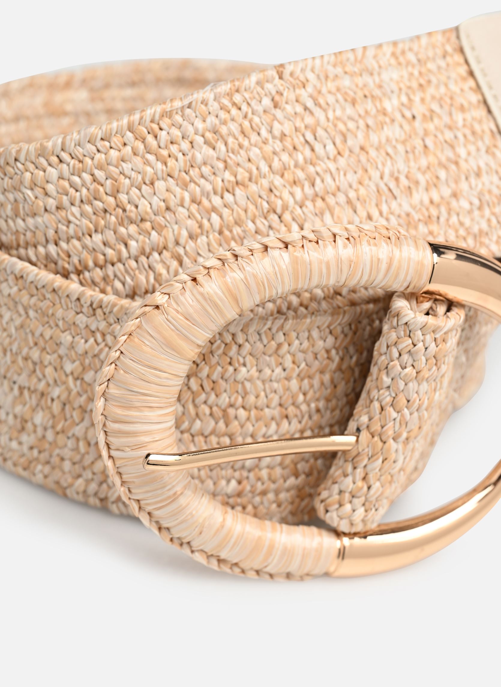 Gürtel Pctaryn Waist Straw Belt Noos damen beige Pieces Gürtel Pctaryn Waist Straw Belt Noos damen beige Nature