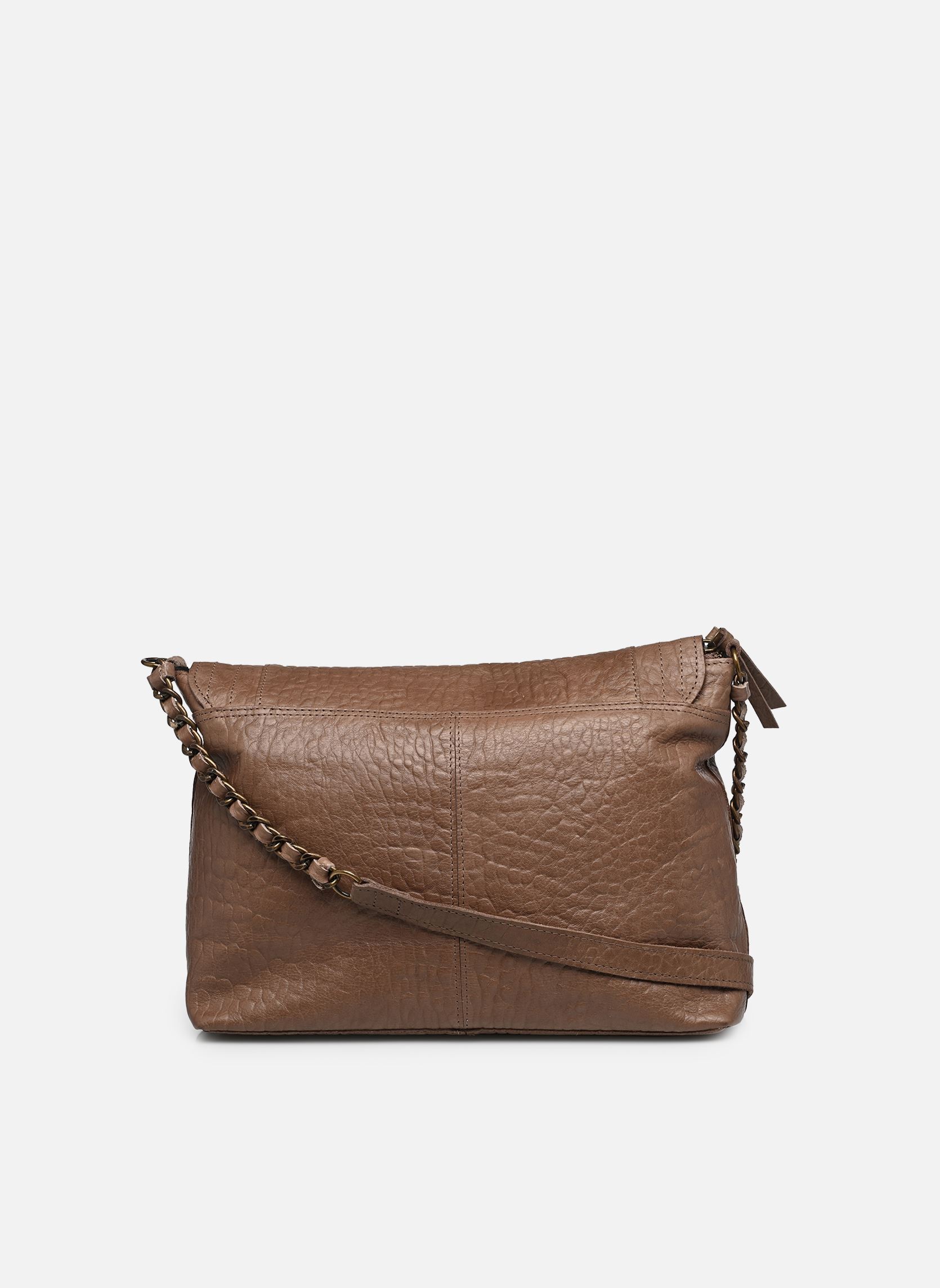 Umhängetaschen Pcfelizia Leather Large Cross Body Fc damen gold und bronze Pieces Umhängetaschen Pcfelizia Leather Large Cross Body Fc damen gold und bronze TAUPE GRAY