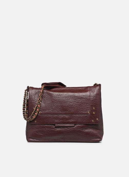 Pieces Umhängetaschen Pcfelizia Leather Xl Cross Body Fc damen bordeaux