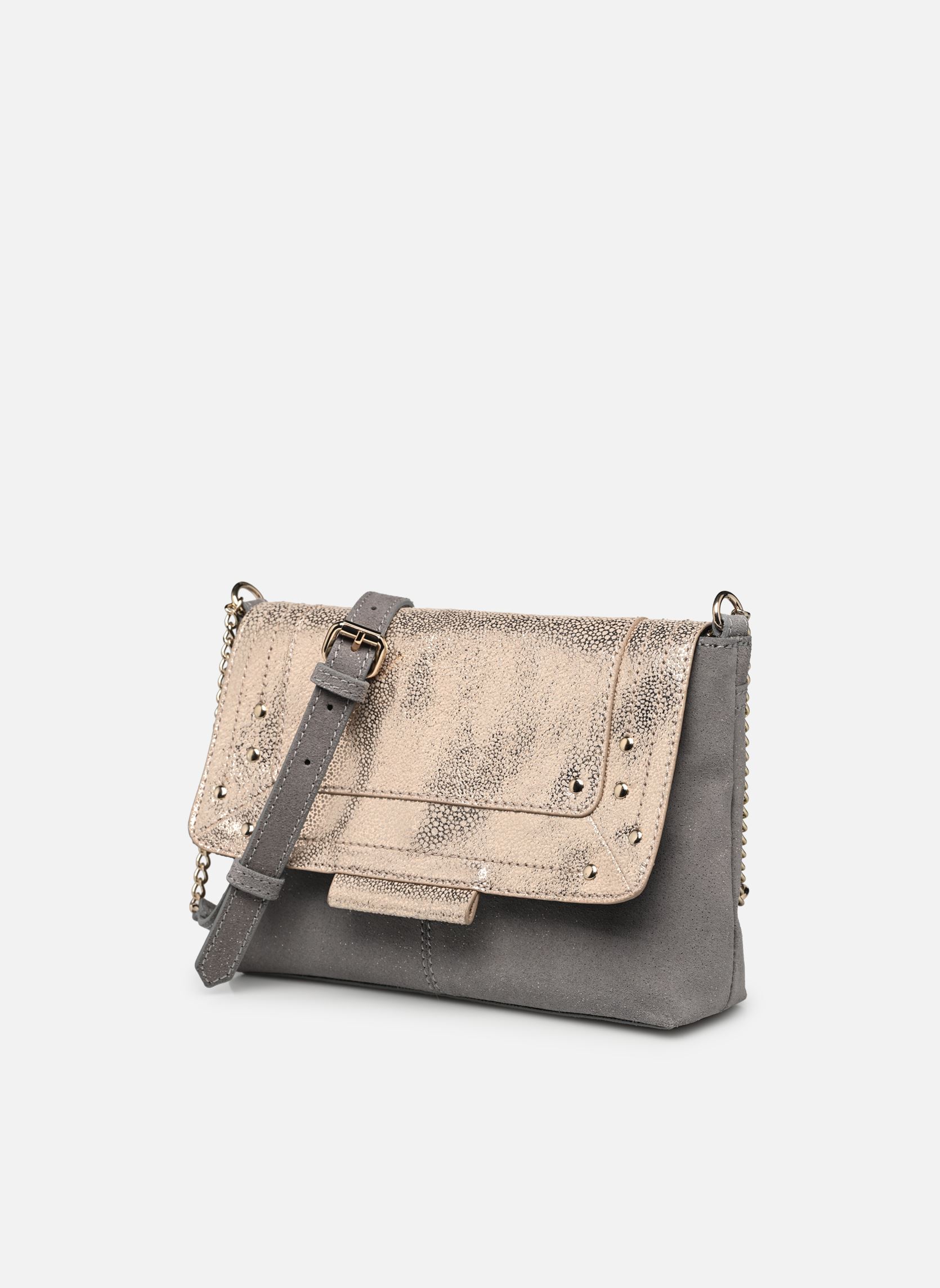 Handtassen Pcfelizio Leather Cross Body Fc dames zilver Pieces Handtassen Pcfelizio Leather Cross Body Fc dames zilver GREY MELANGE