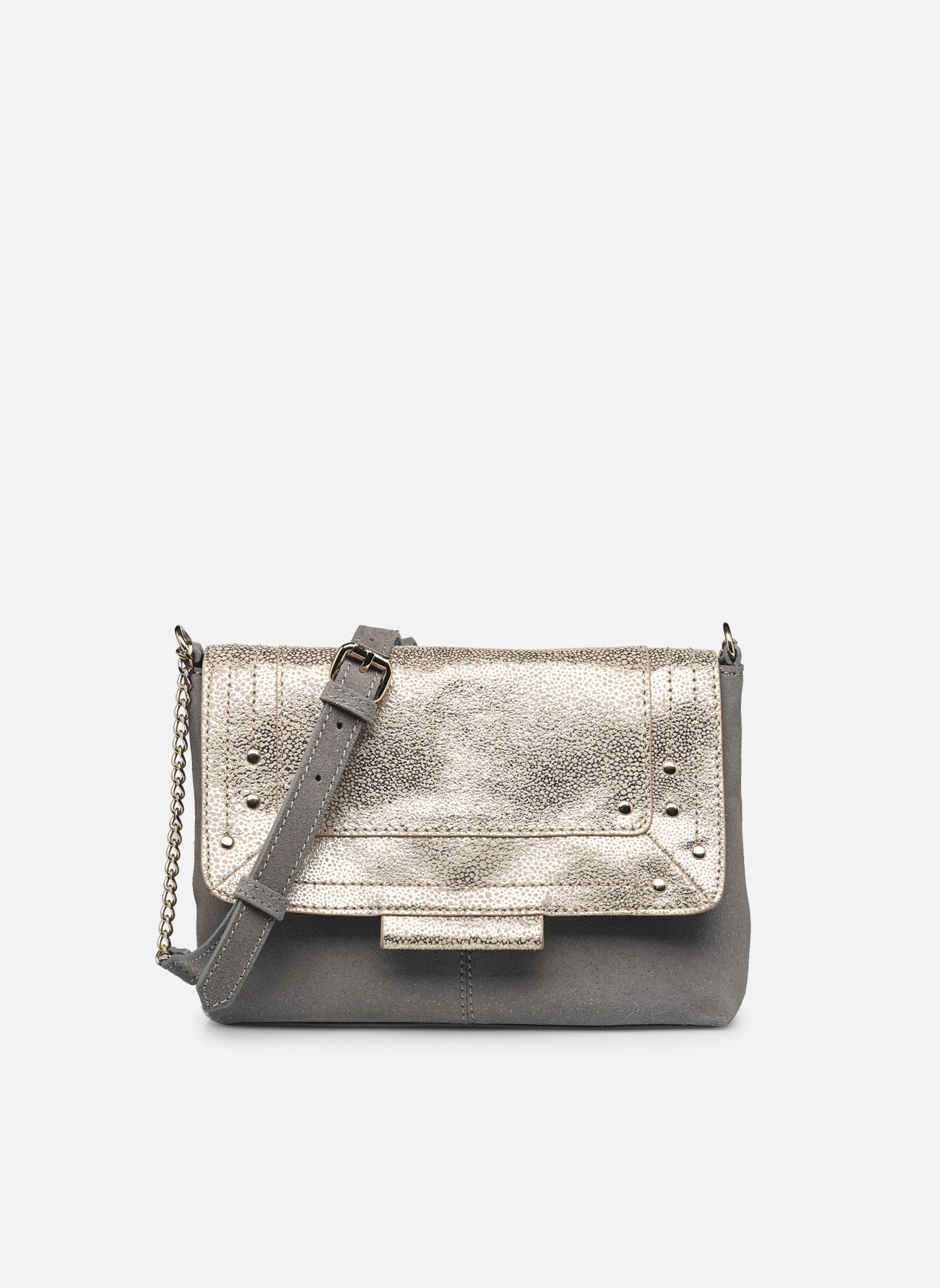 Handtassen Pcfelizio Leather Cross Body Fc dames zilver Pieces Handtassen Pcfelizio Leather Cross Body Fc dames zilver GREY MELANGE