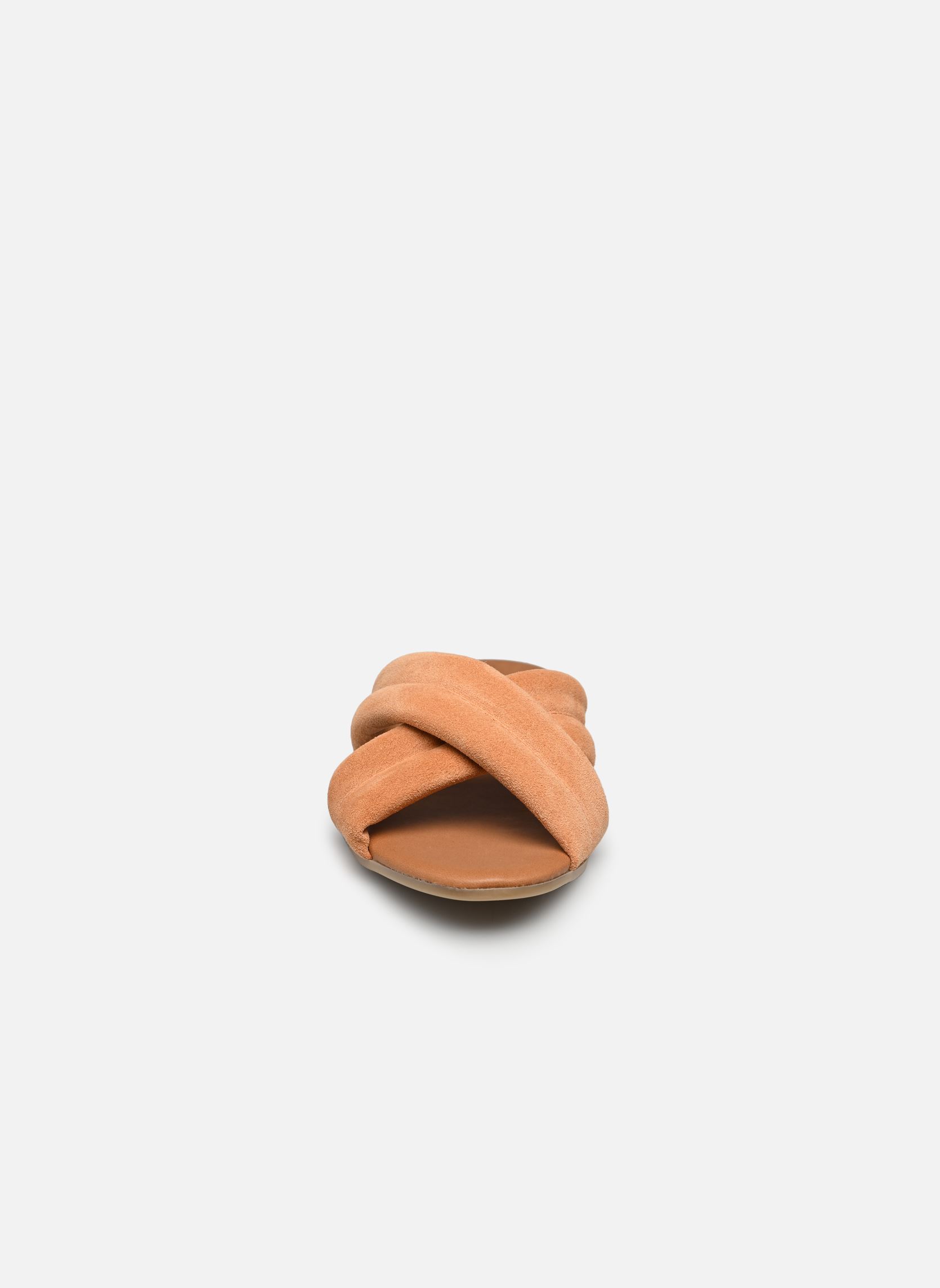 Sandalen Pcviola Suede Sandal damen orange Pieces Sandalen Pcviola Suede Sandal damen orange PAPAYA