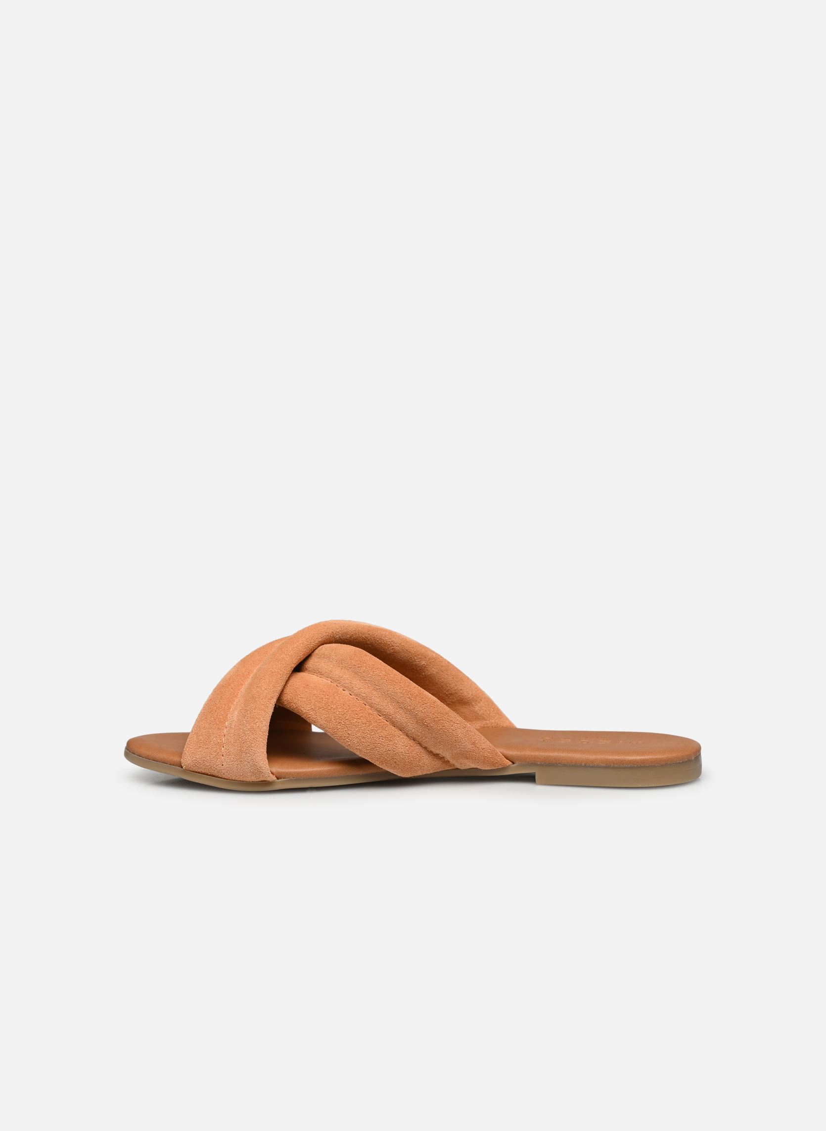Sandalen Pcviola Suede Sandal damen orange Pieces Sandalen Pcviola Suede Sandal damen orange PAPAYA