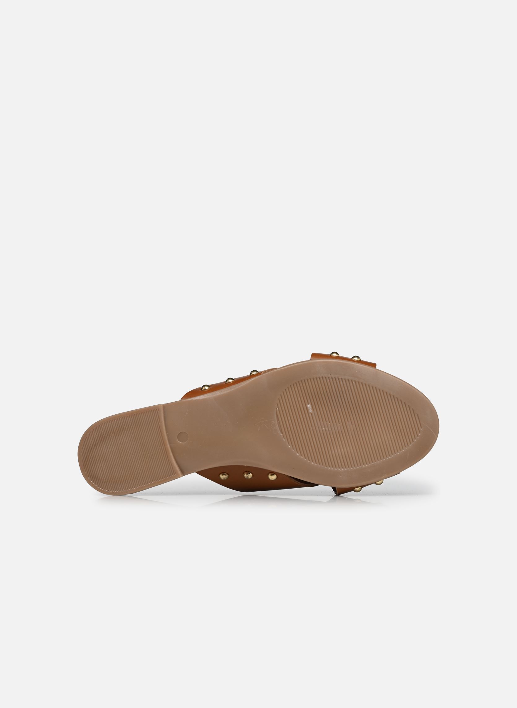 Sandalias Pcvuma Leather Sandal mujer marrón Pieces Sandalias Pcvuma Leather Sandal mujer marrón COGNAC