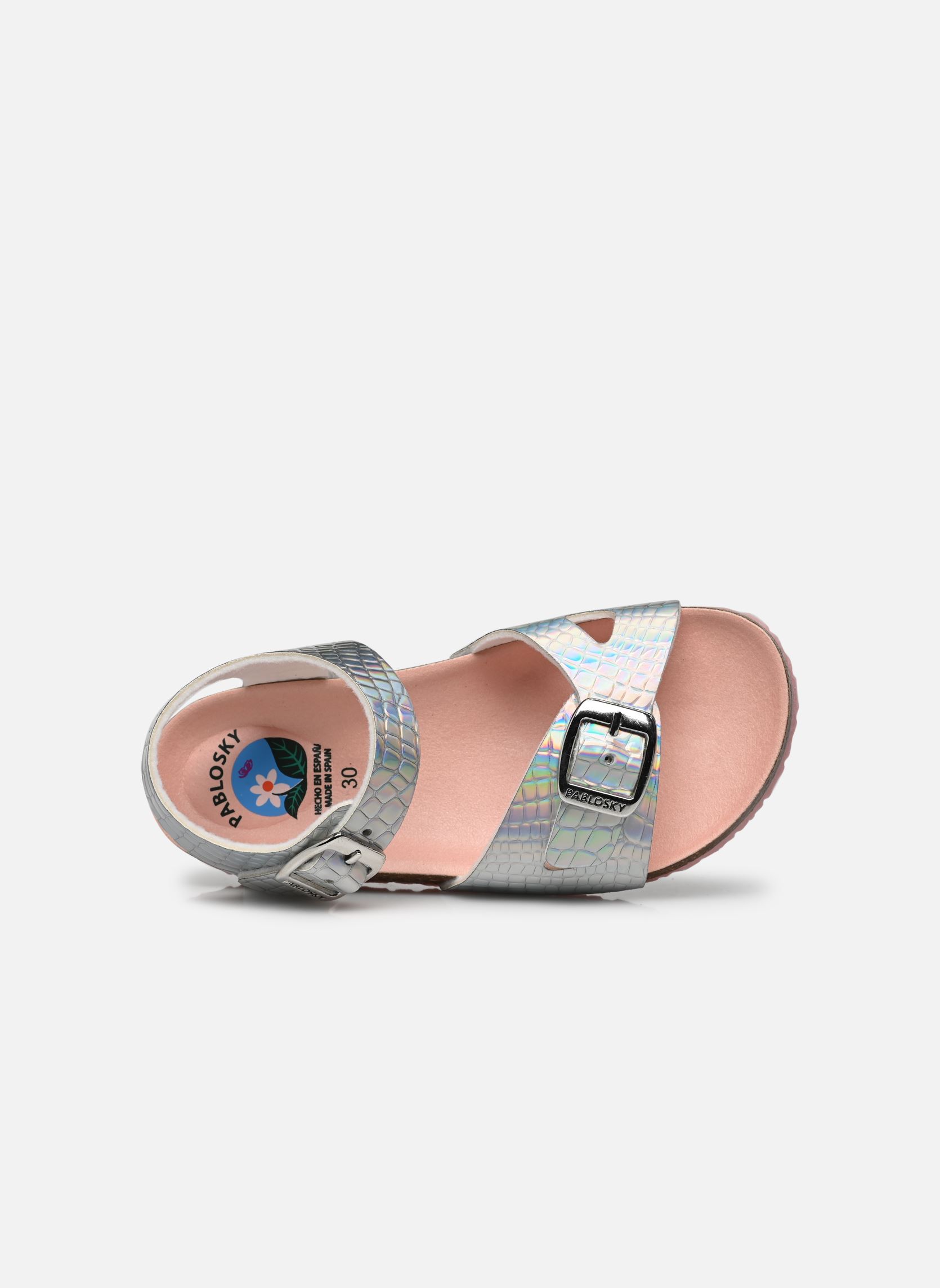 Sandalen 423750 mädchen silber Pablosky Sandalen 423750 mädchen silber SILVER CROCRO