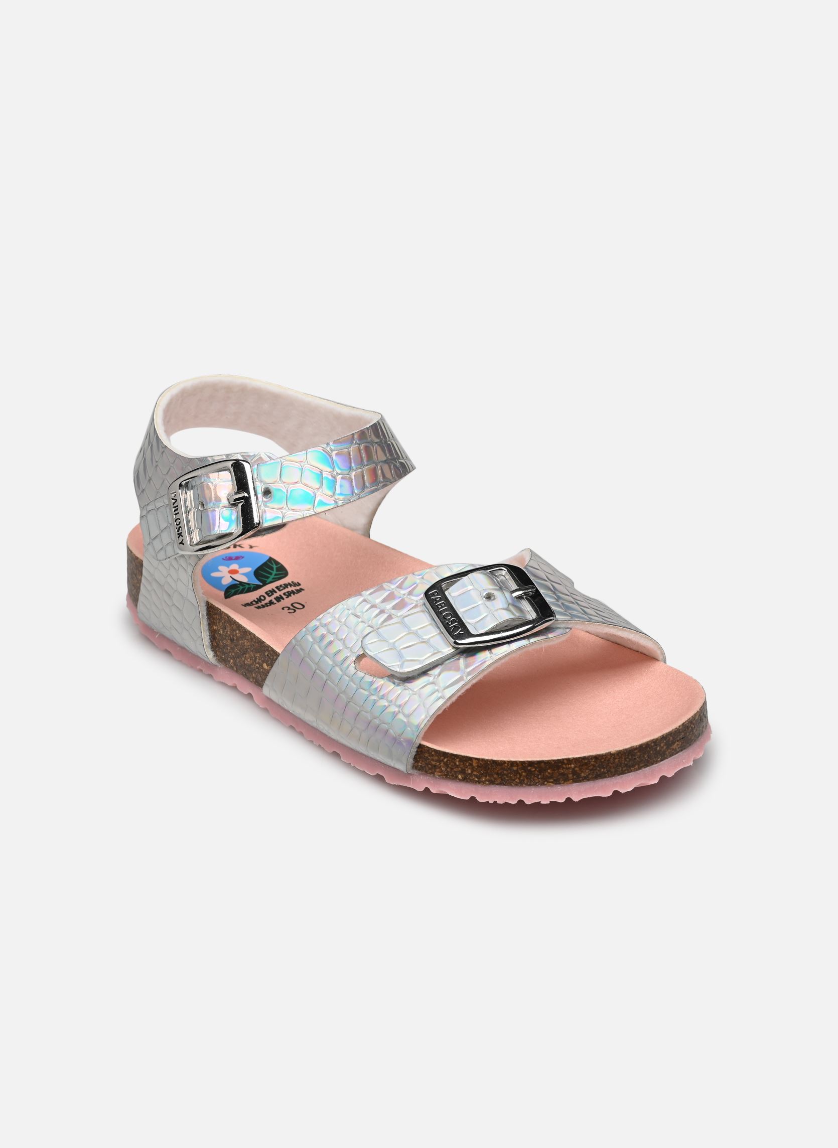 Sandalen 423750 mädchen silber Pablosky Sandalen 423750 mädchen silber SILVER CROCRO