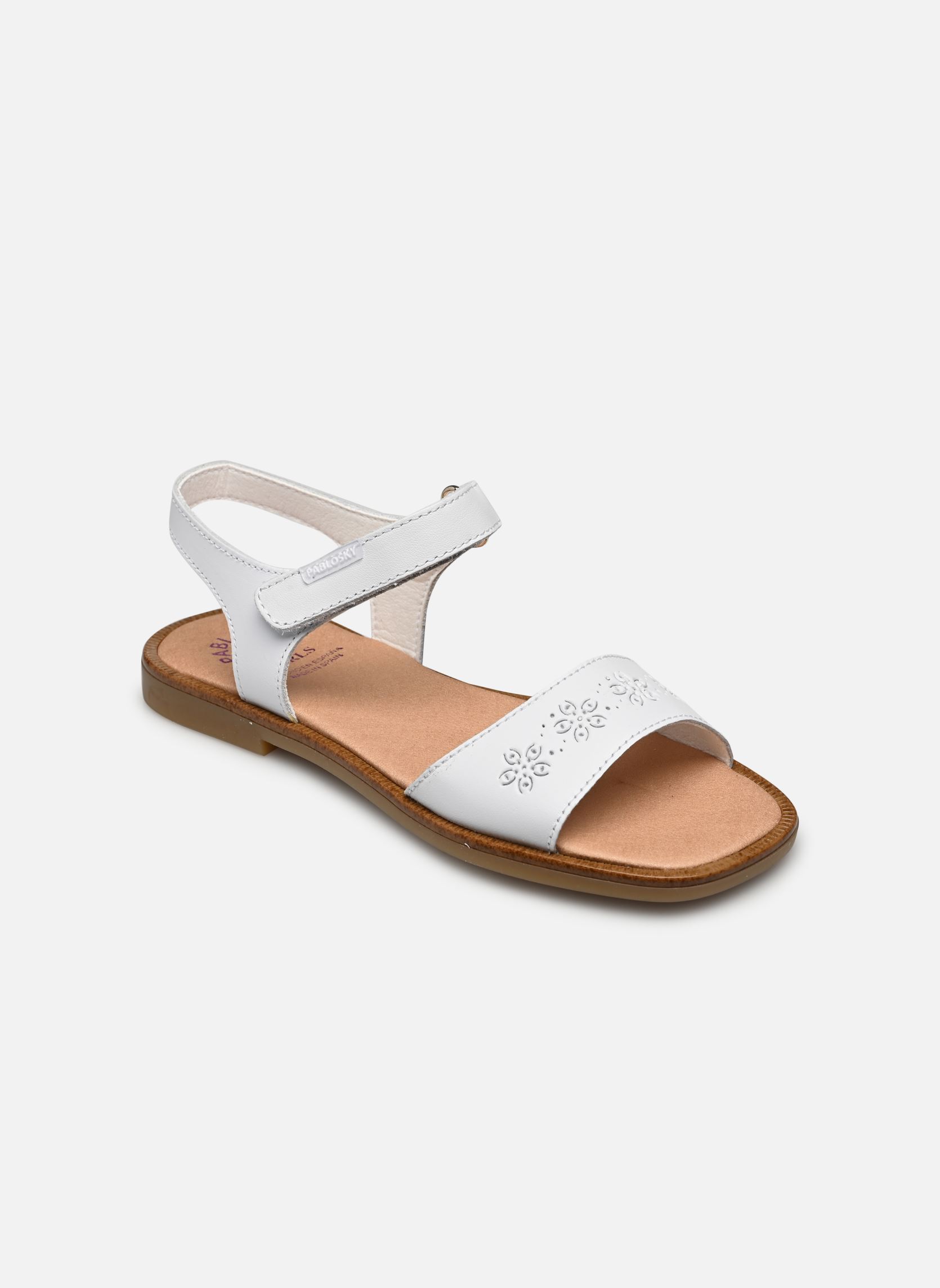 Sandalen 419100 mädchen weiß Pablosky Sandalen 419100 mädchen weiß BLANC