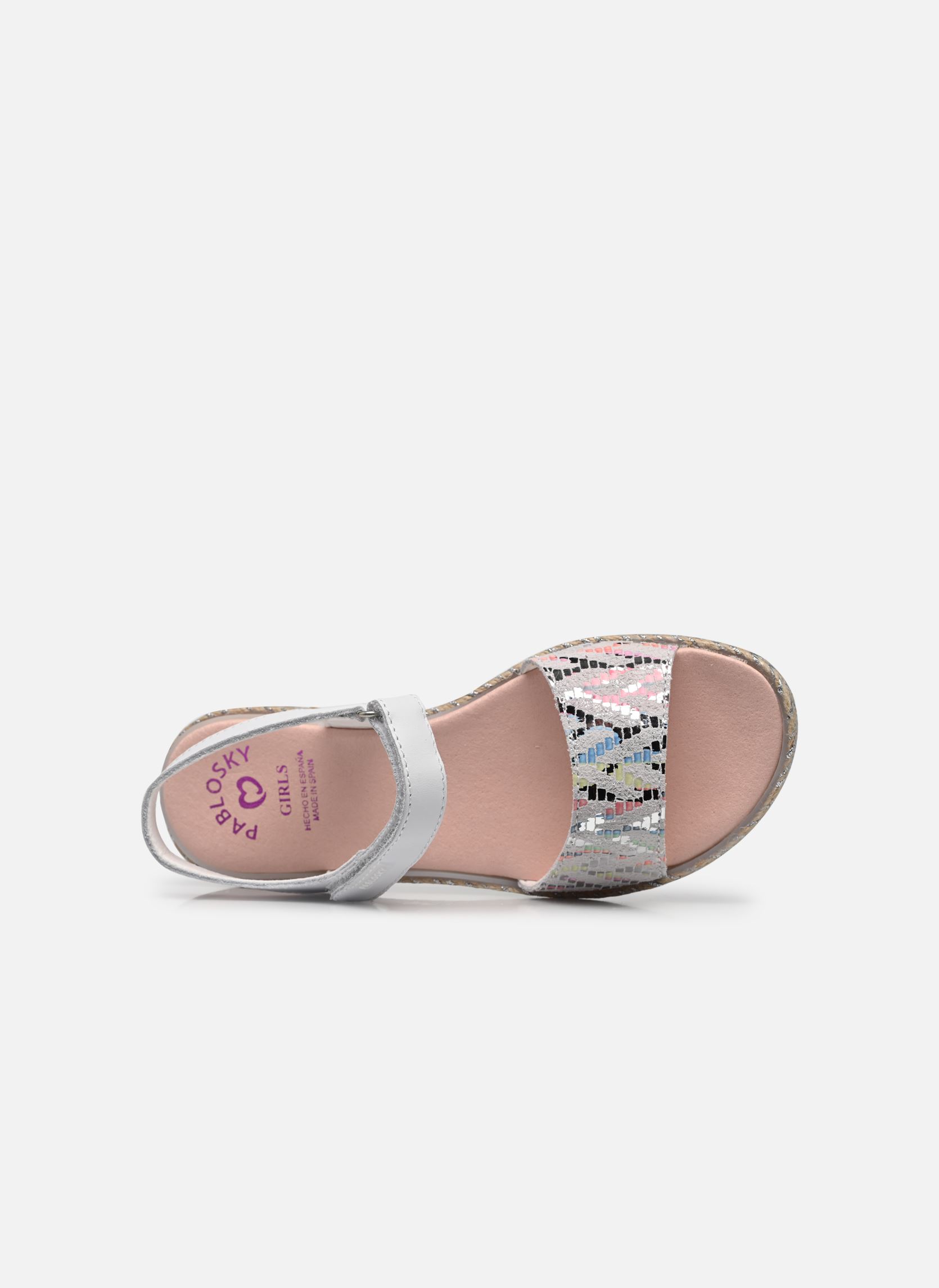 Sandalen 421100 mädchen weiß Pablosky Sandalen 421100 mädchen weiß BLANC