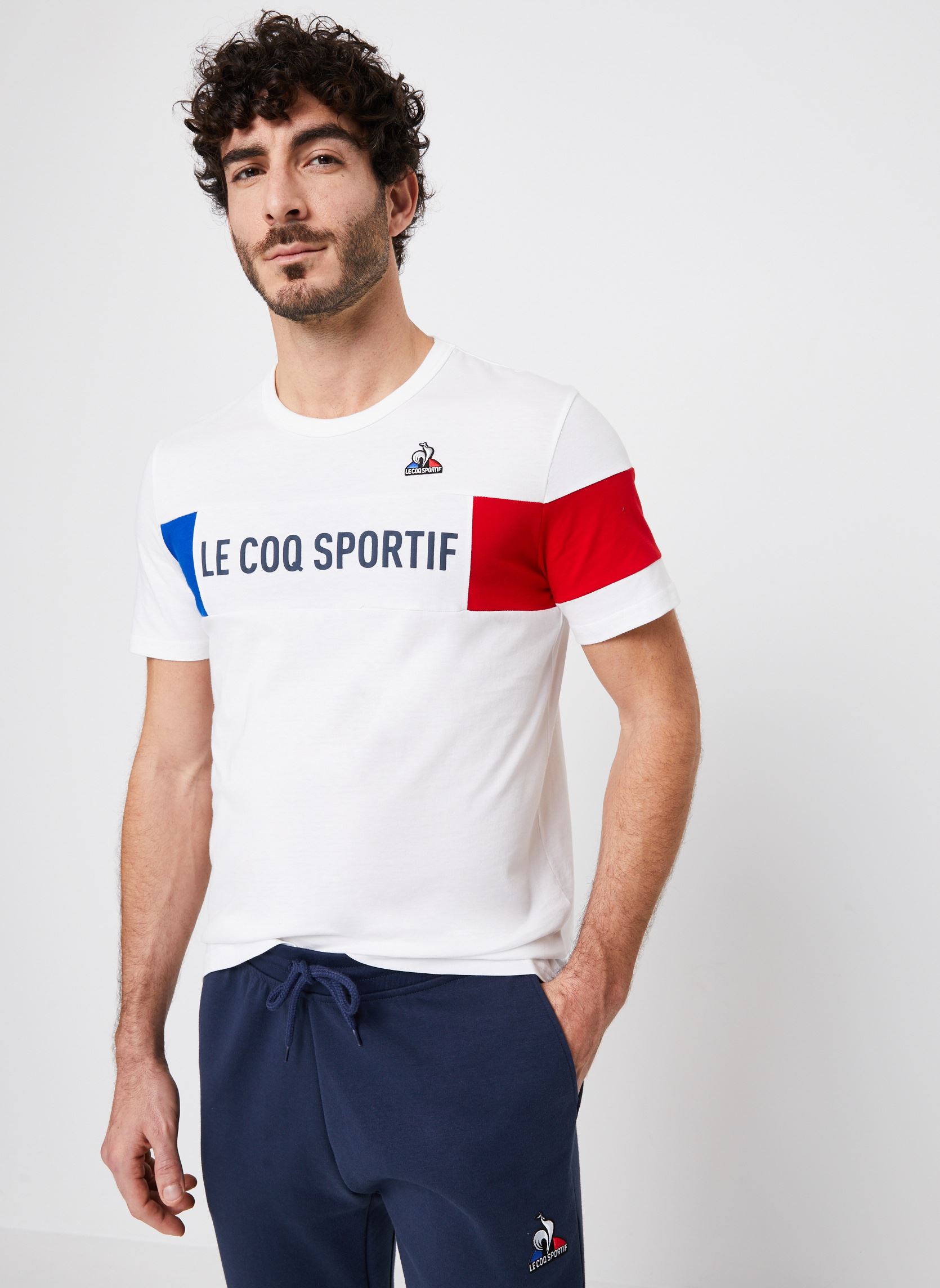 Vêtements Le Coq Sportif TRI Tee SS N°1 new optical pour Accessoires