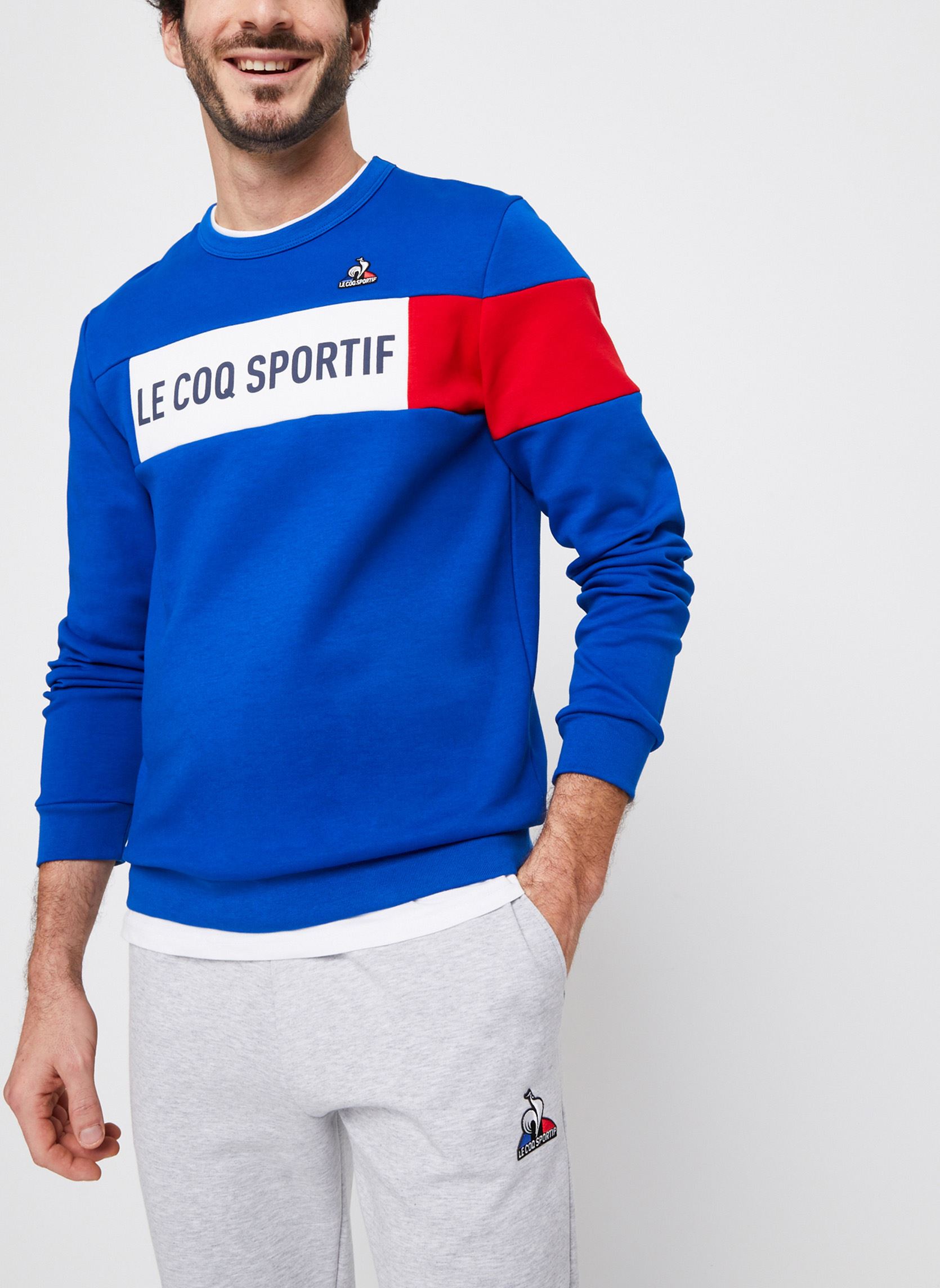 Vêtements Le Coq Sportif TRI Crew Sweat N°1 electro pour Accessoires