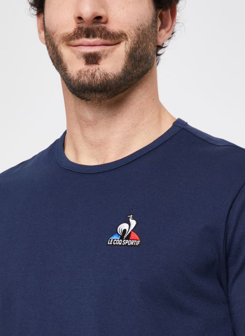 Le Coq Sportif Herren T-Shirt 'Tennis Tee SS N°4 M' – Dress Blues, Kurzärmlig – Für Sport & Freizeit
