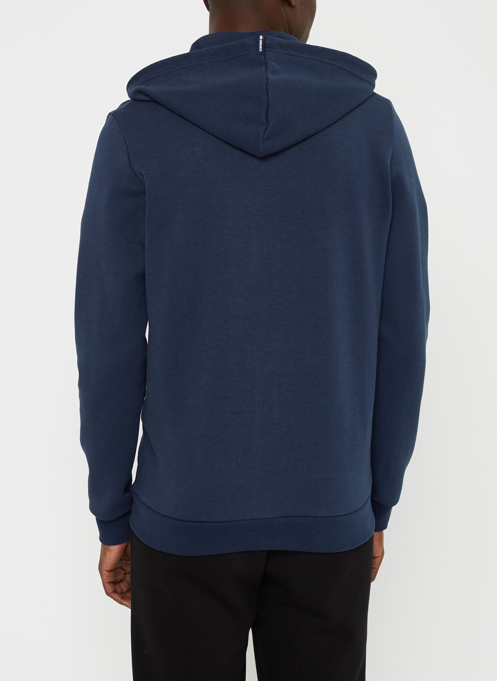 Sweats zippés ESS FZ Hoody N°4 M homme bleu Le Coq Sportif Sweats zippés ESS FZ Hoody N°4 M homme bleu Dress Blues