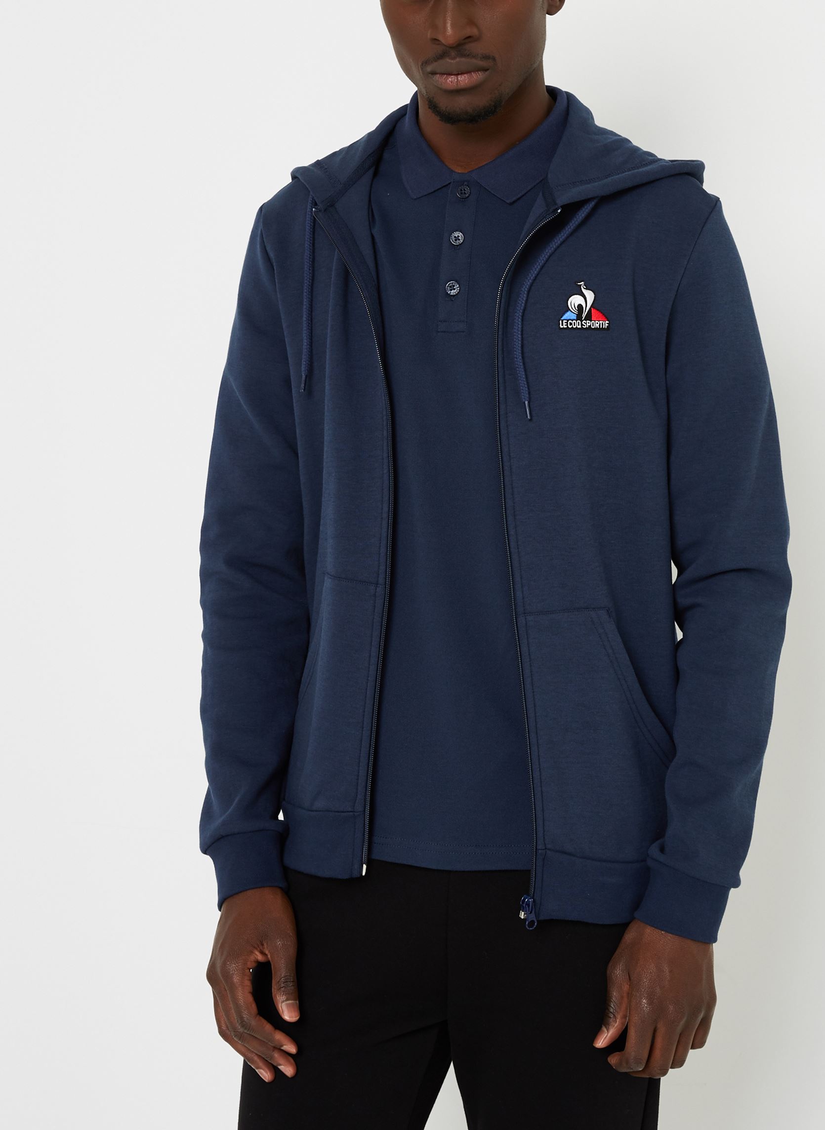 Vêtements Le Coq Sportif ESS FZ Hoody N°4 M pour Homme