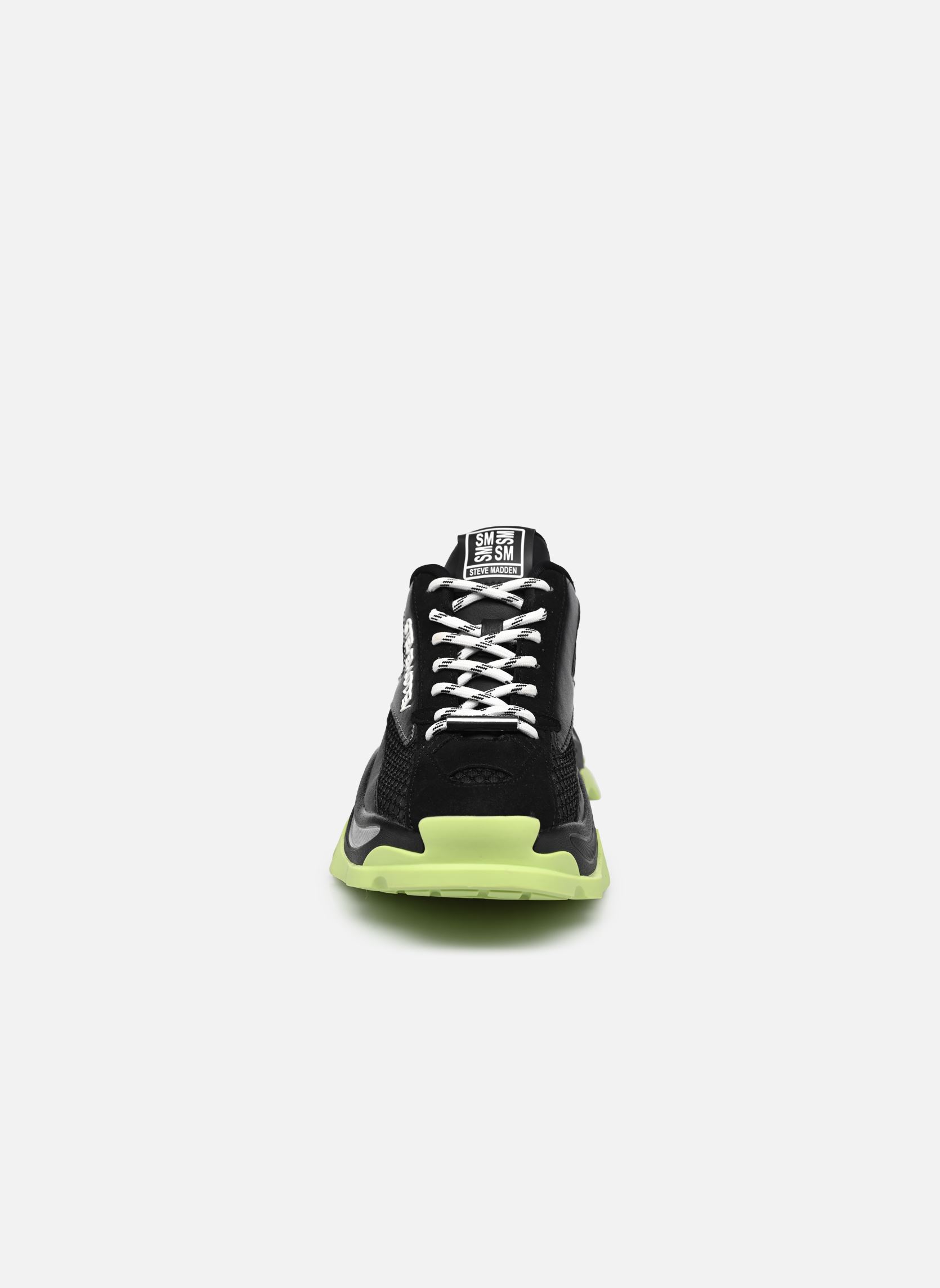 Niedrige Sneaker Zoomz damen schwarz Steve Madden Niedrige Sneaker Zoomz damen schwarz Black/lime