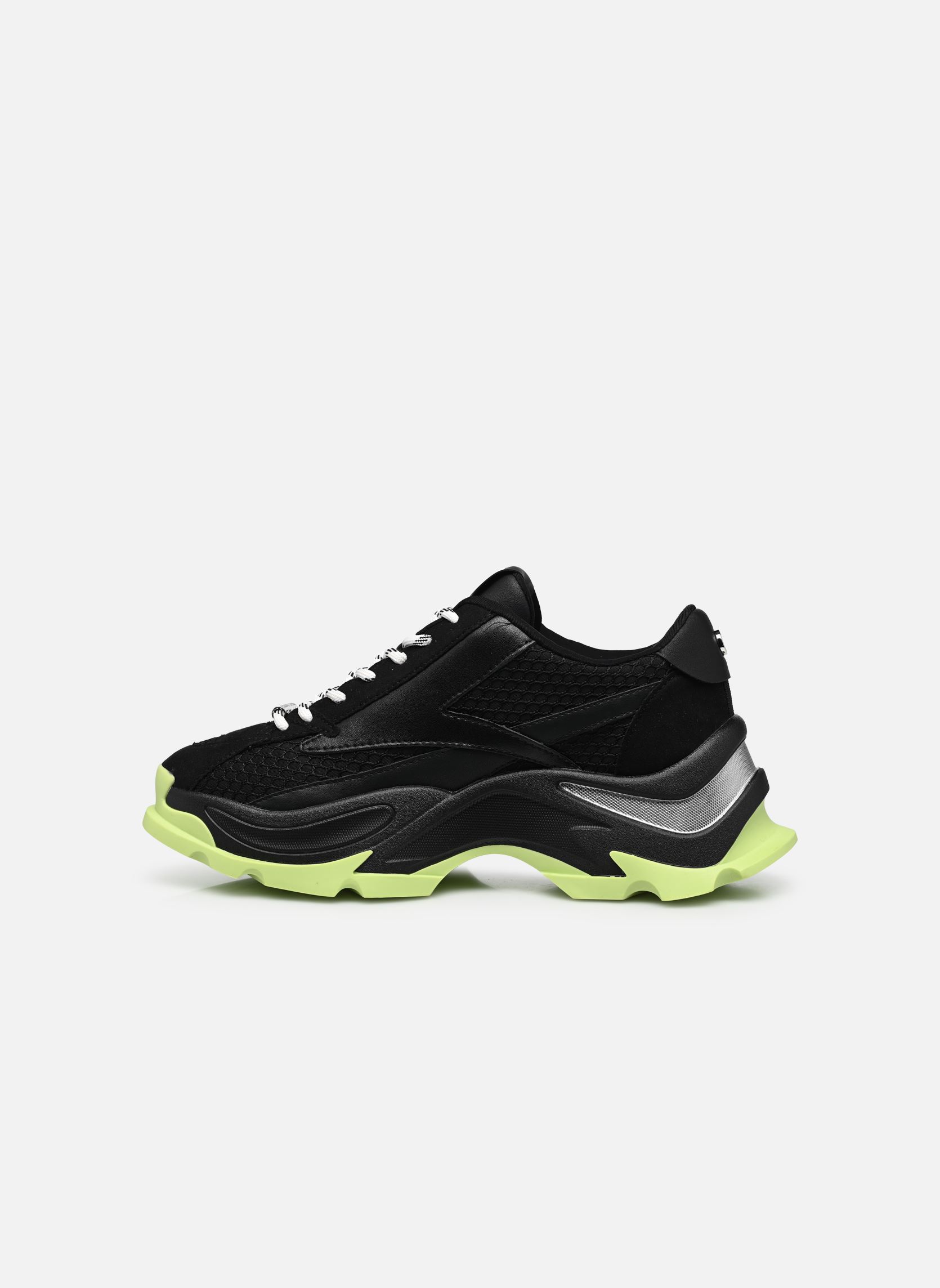 Niedrige Sneaker Zoomz damen schwarz Steve Madden Niedrige Sneaker Zoomz damen schwarz Black/lime