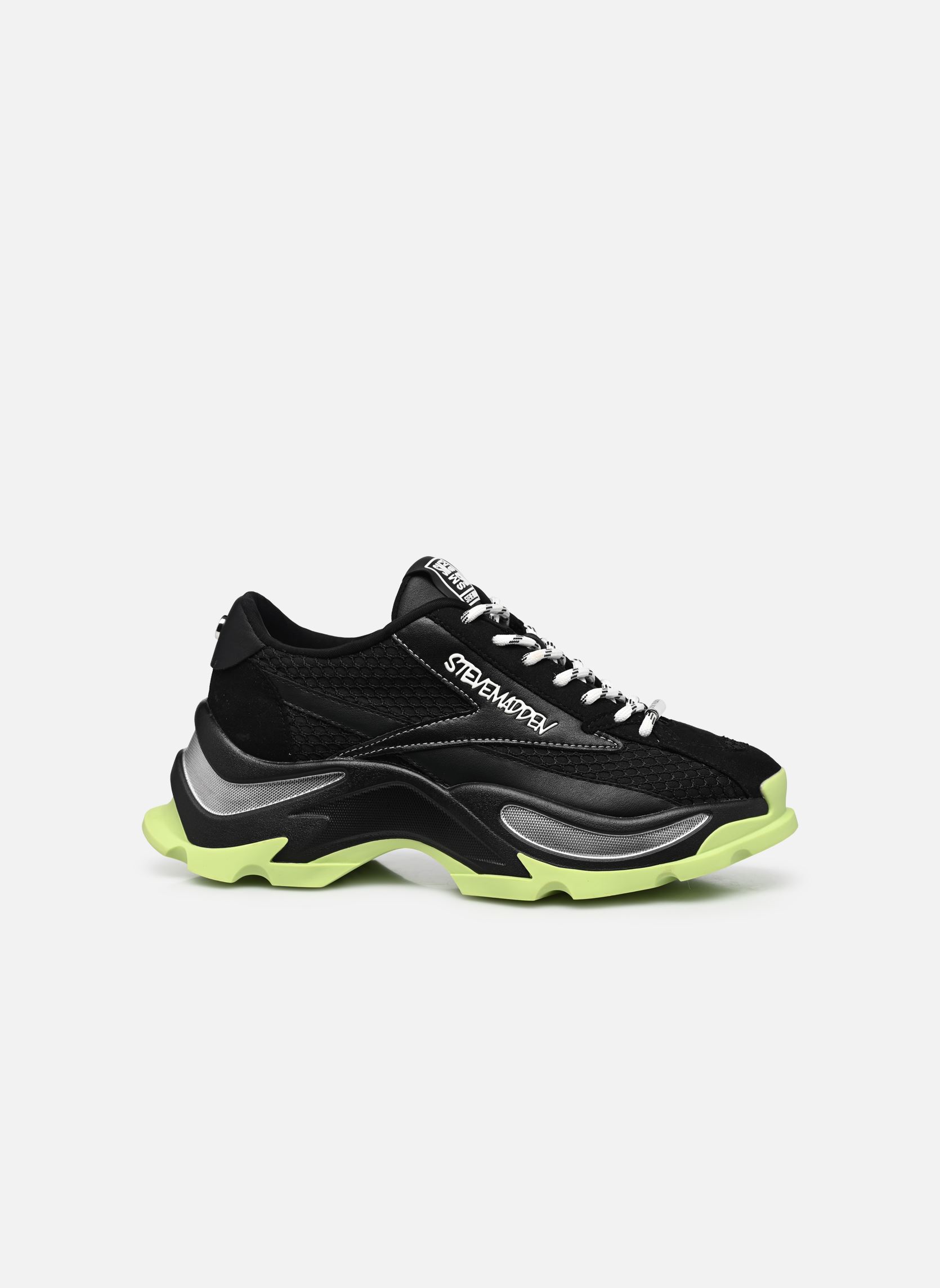 Niedrige Sneaker Zoomz damen schwarz Steve Madden Niedrige Sneaker Zoomz damen schwarz Black/lime
