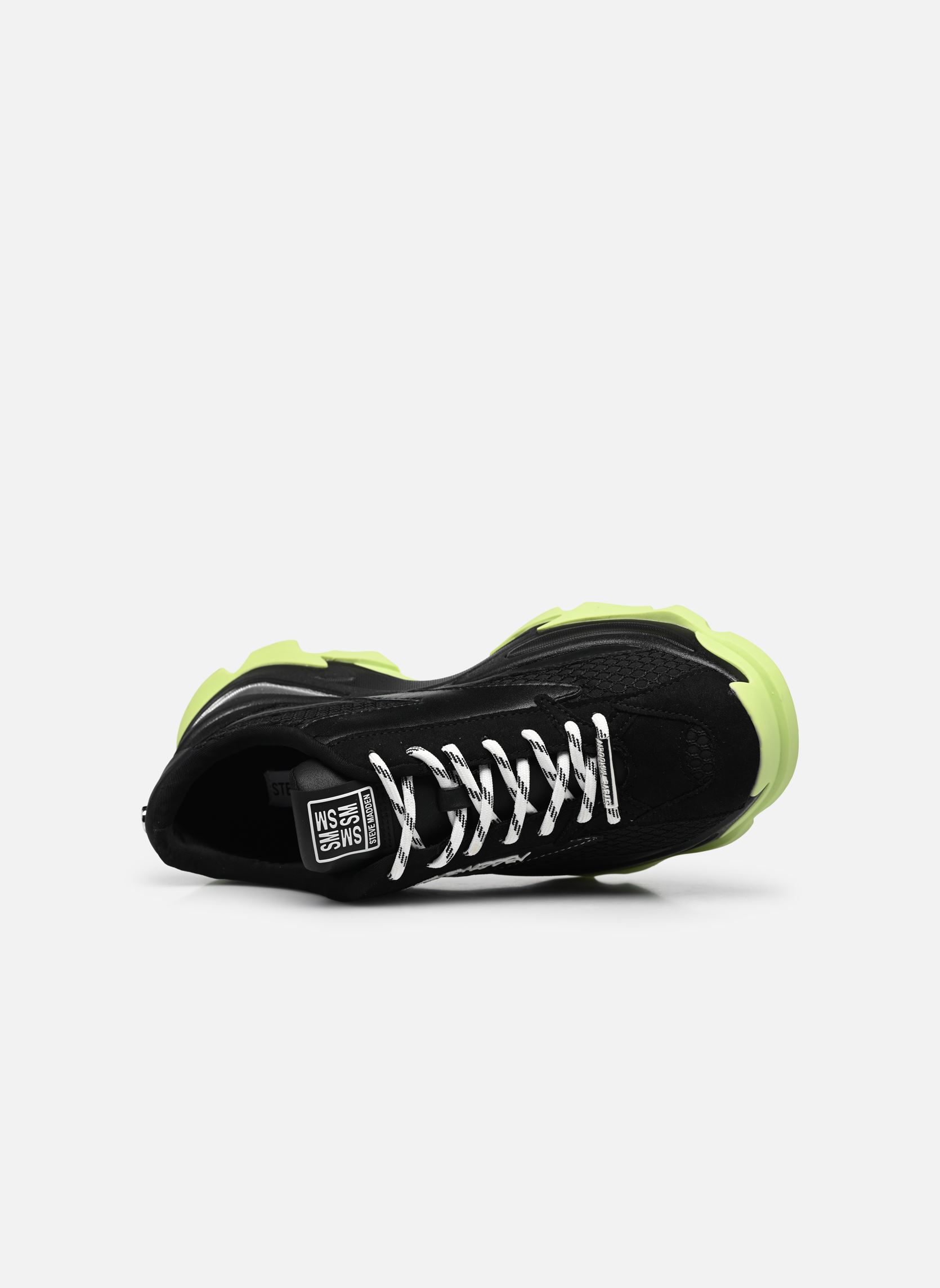 Niedrige Sneaker Zoomz damen schwarz Steve Madden Niedrige Sneaker Zoomz damen schwarz Black/lime