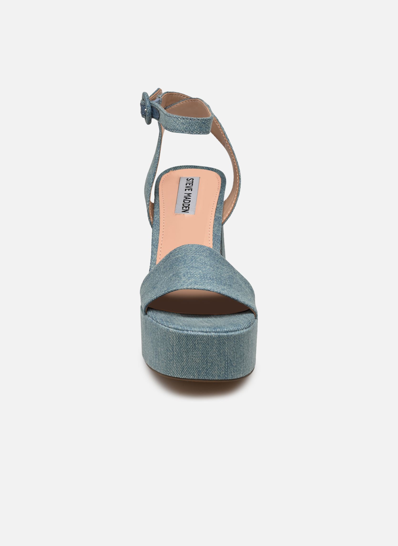 Sandalias y plataformas de cuña Paysin mujer azul Steve Madden Sandalias y plataformas de cuña Paysin mujer azul Blue Denim