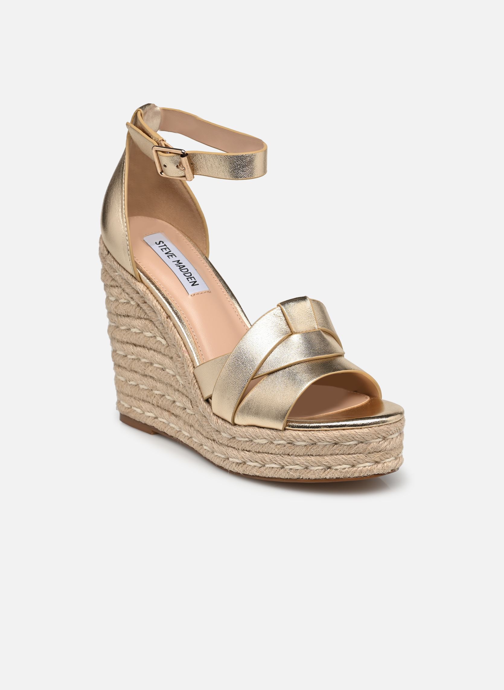 Keil- und Plateausandalen Sivian damen gold und bronze Steve Madden Keil- und Plateausandalen Sivian damen gold und bronze Gold Leather