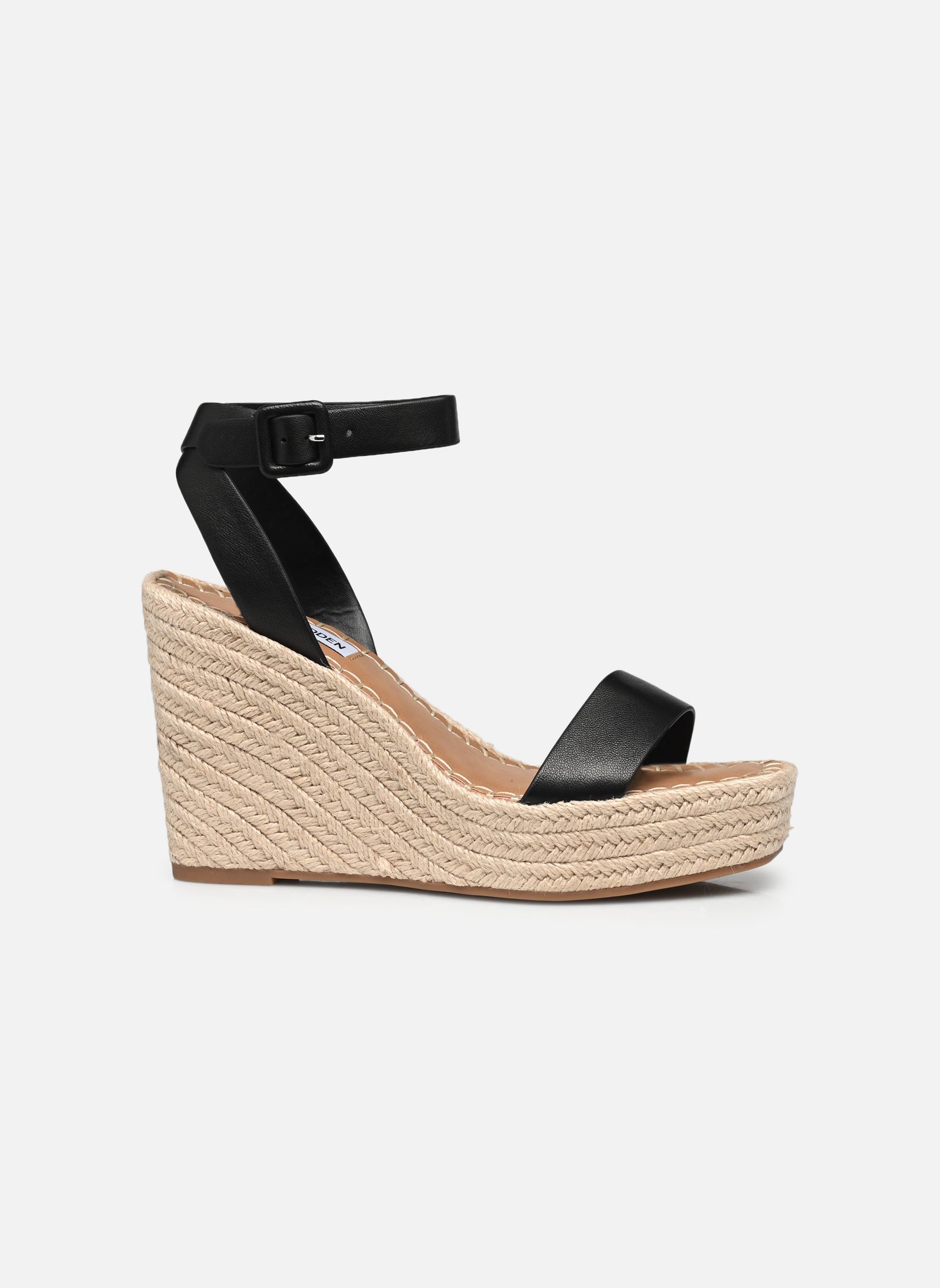 Keil- und Plateausandalen Upstage damen schwarz Steve Madden Keil- und Plateausandalen Upstage damen schwarz BLACK LEAT