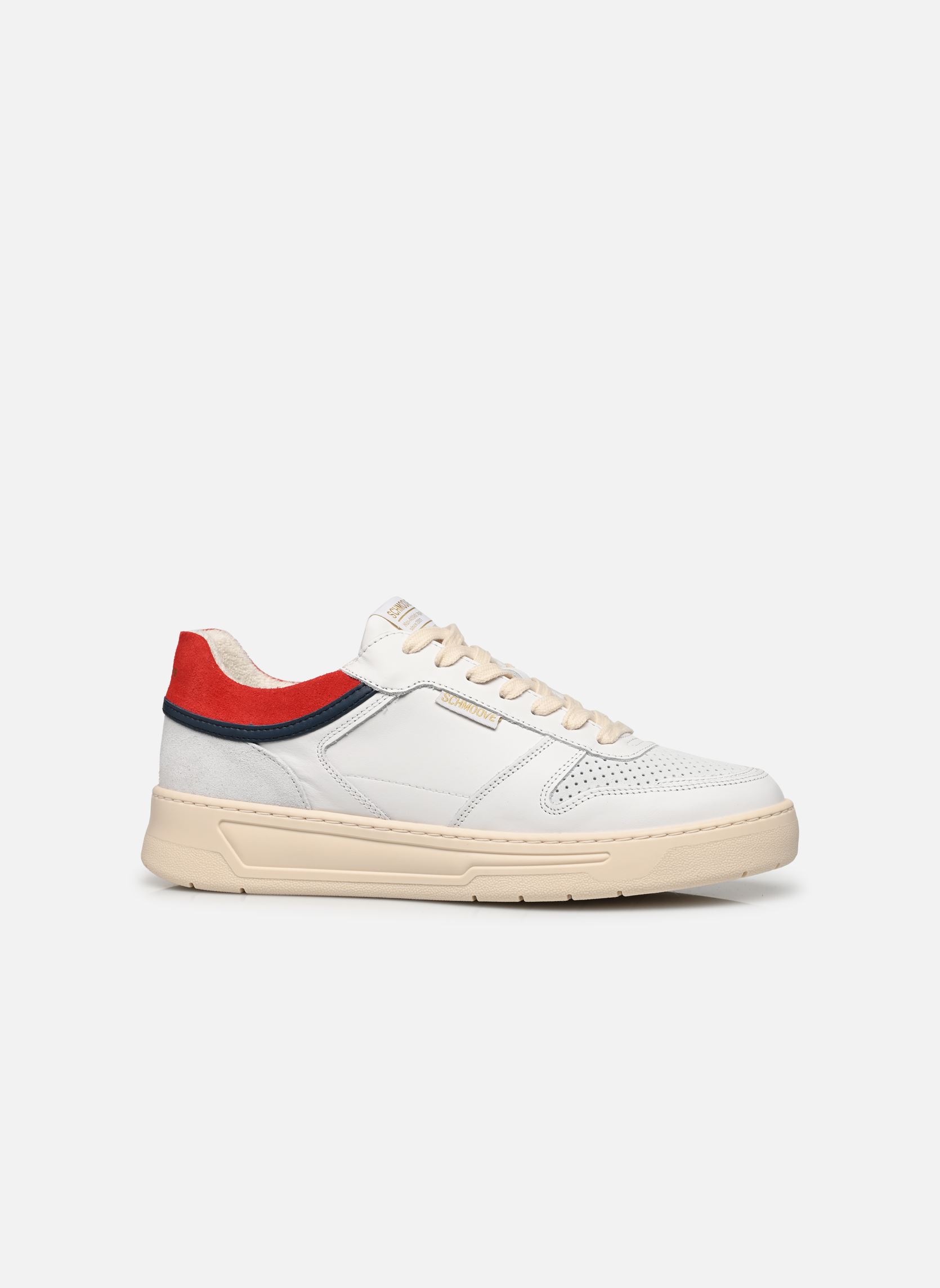 Baskets basses SMATCH SNEAKER homme blanc Schmoove Baskets basses SMATCH SNEAKER homme blanc WHITE/RED