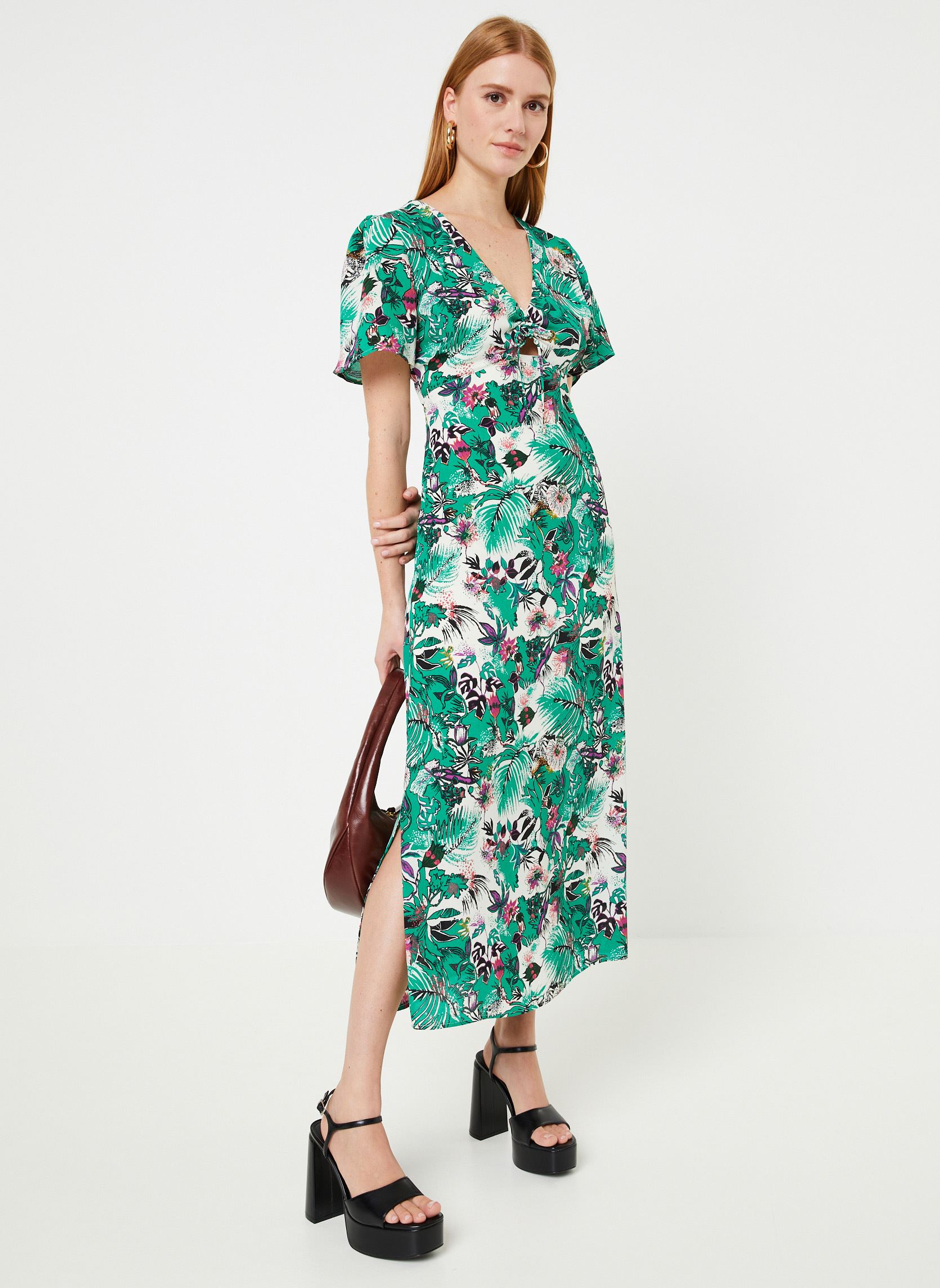 Vêtements IKKS Women Robe Imprimee BW30325 pour Accessoires