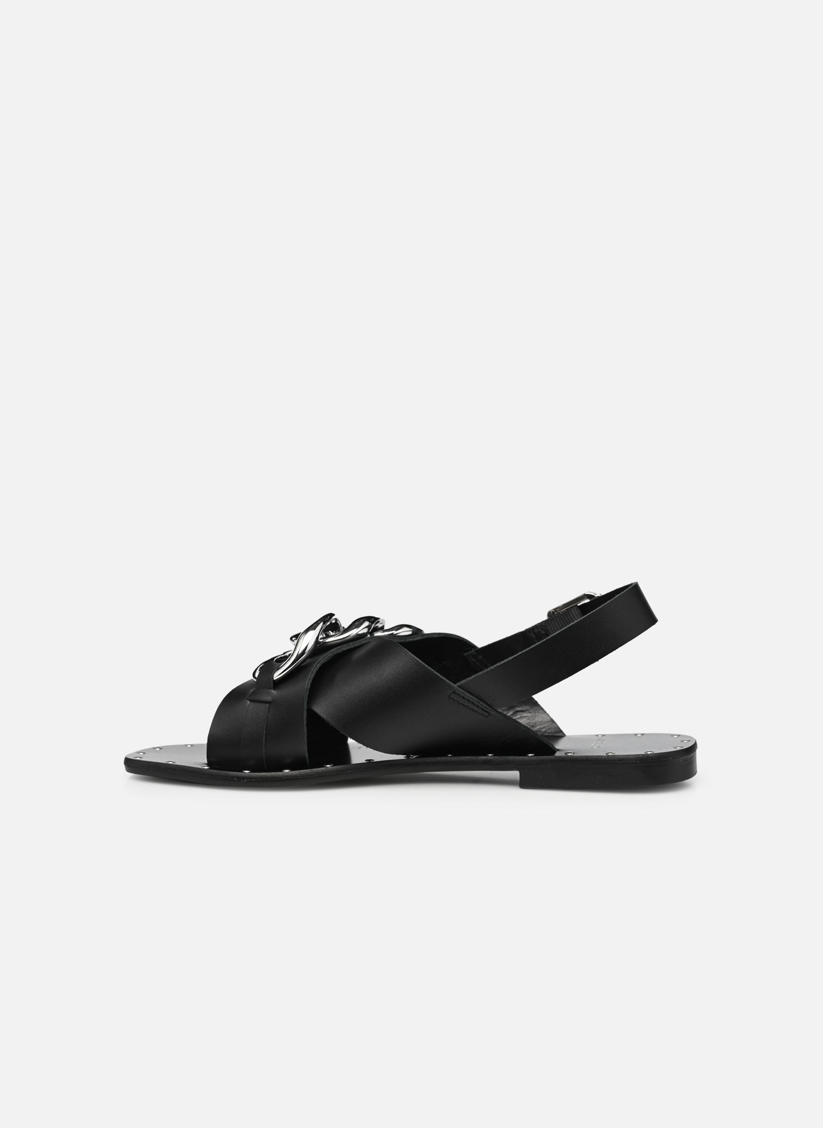 Sandales Chaussures Sandales BW80145 femme noir IKKS Women Sandales Chaussures Sandales BW80145 femme noir 02-NOIR