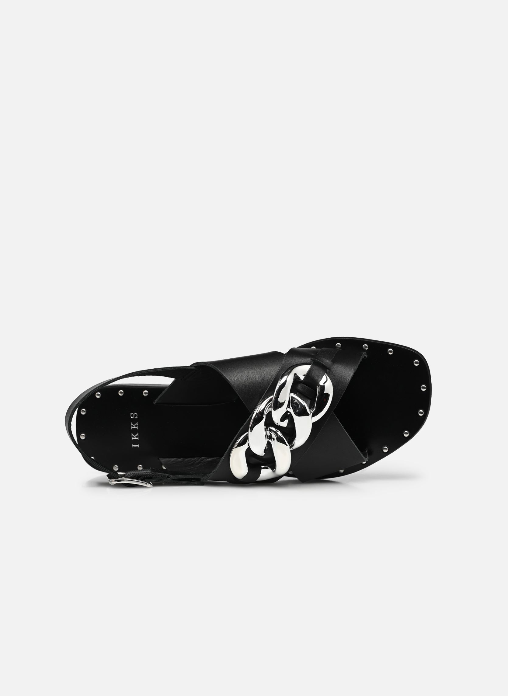 Sandales Chaussures Sandales BW80145 femme noir IKKS Women Sandales Chaussures Sandales BW80145 femme noir 02-NOIR