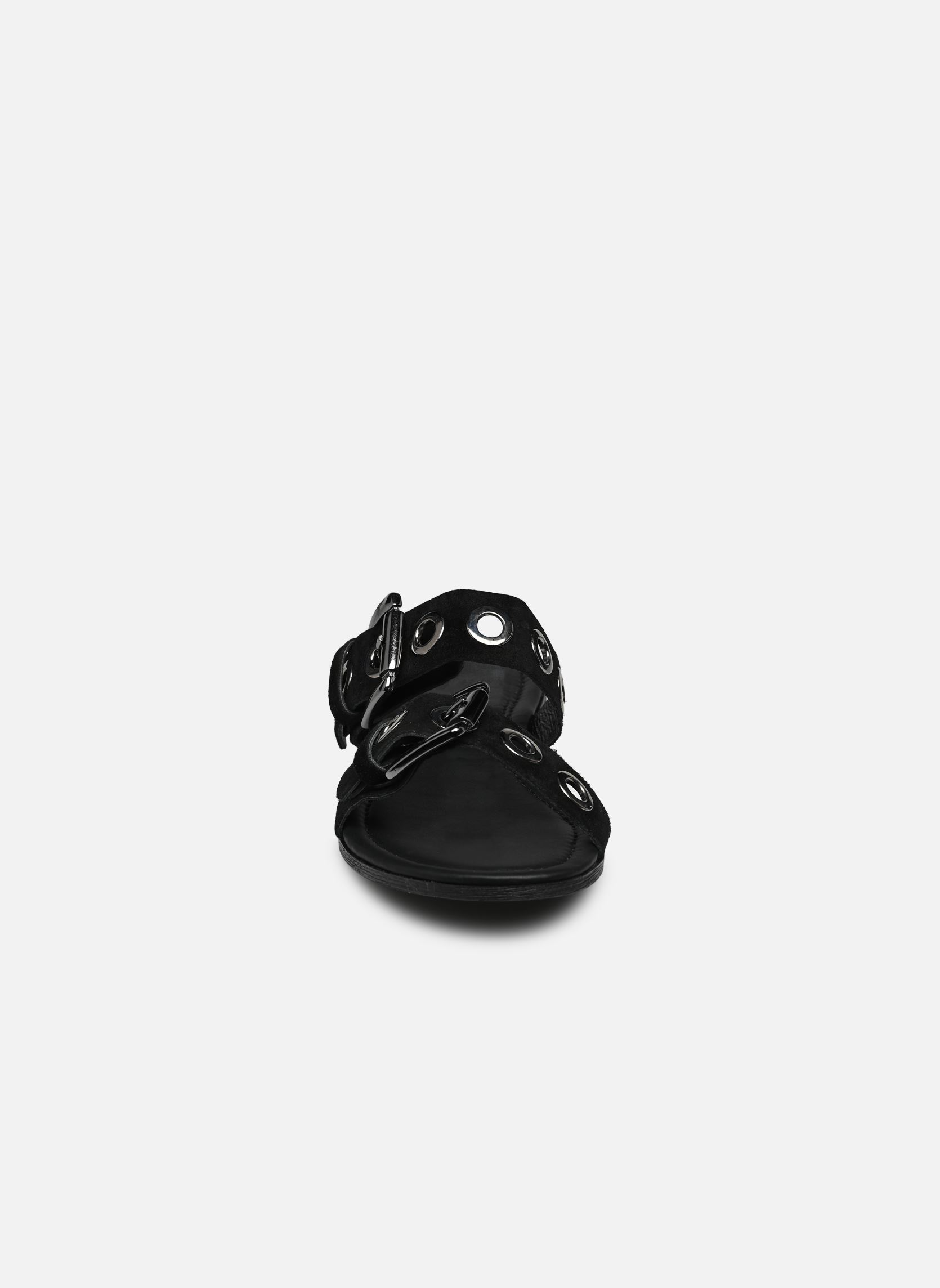 Sandalias Chaussures Sandales Plates BW80355 mujer negro IKKS Women Sandalias Chaussures Sandales Plates BW80355 mujer negro 02-NOIR