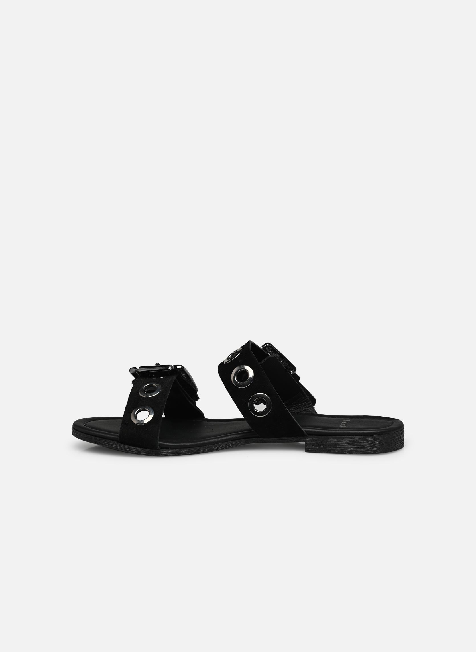 Sandalias Chaussures Sandales Plates BW80355 mujer negro IKKS Women Sandalias Chaussures Sandales Plates BW80355 mujer negro 02-NOIR