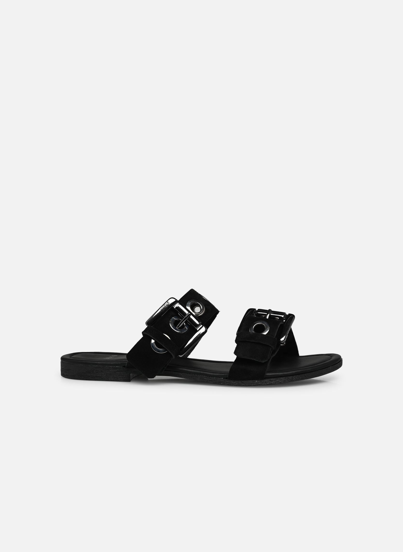 Sandalias Chaussures Sandales Plates BW80355 mujer negro IKKS Women Sandalias Chaussures Sandales Plates BW80355 mujer negro 02-NOIR